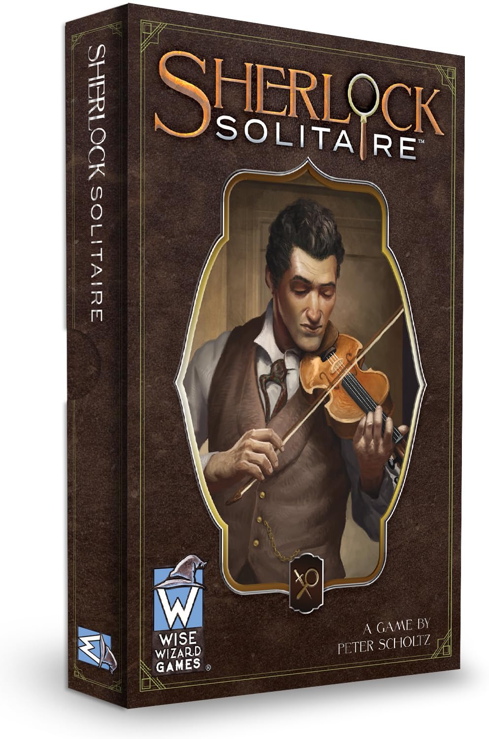 WISE WIZARD GAMES Sherlock Solitaire Strategy Card Game | 1-2 Players | Ages 18+
