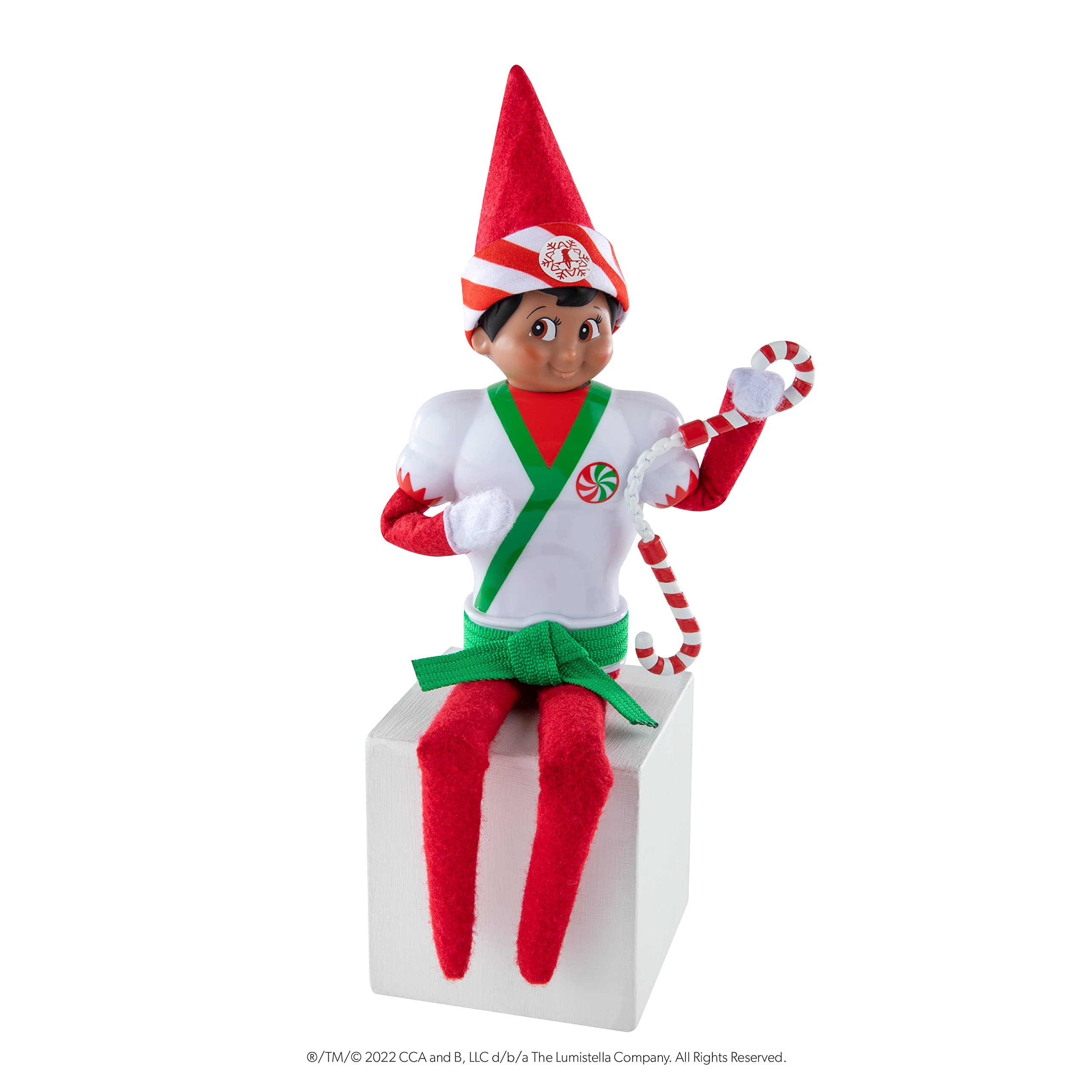 The Elf on the Shelf Karate Kicks Clothes Set - Black Belt Costume for Scout Elf, 3+ Years 6