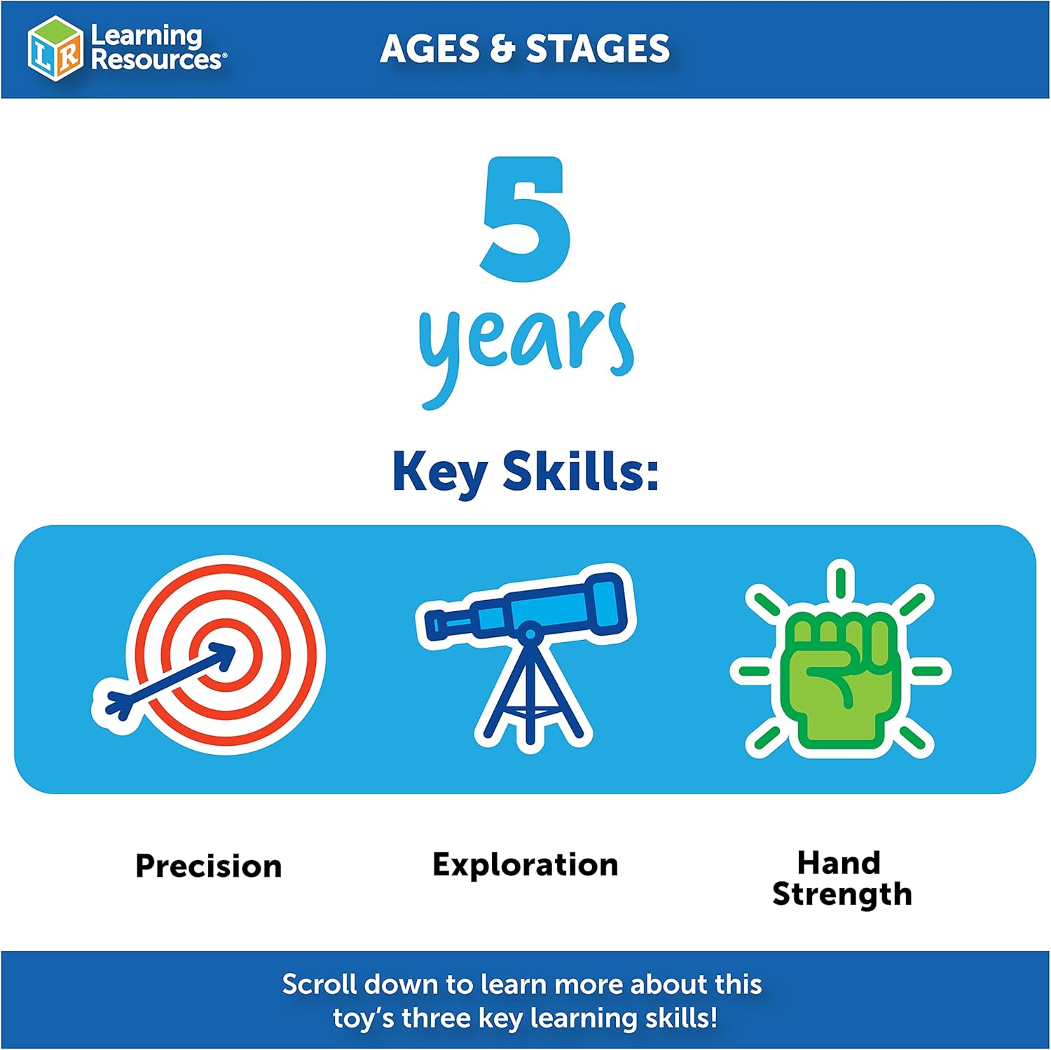 Learning Resources Jumbo-Pinzette – Pädagogisches Feinmotorik-Spielzeug für Kinder im Alter von 5–9 Jahren 6