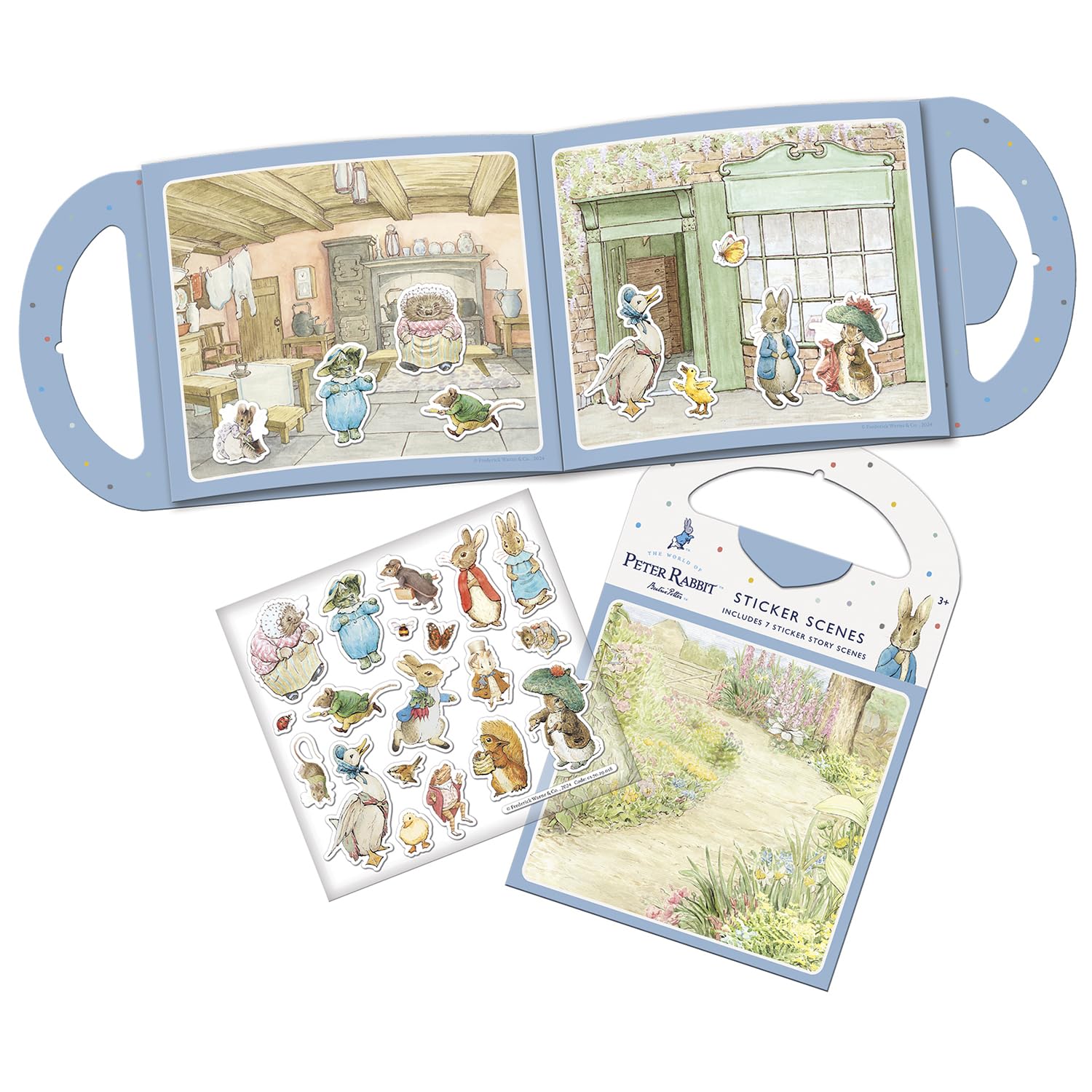 Paper Projects Peter Rabbit Sticker Scene Activity Set - 6 Scenes & 50+ Stickers