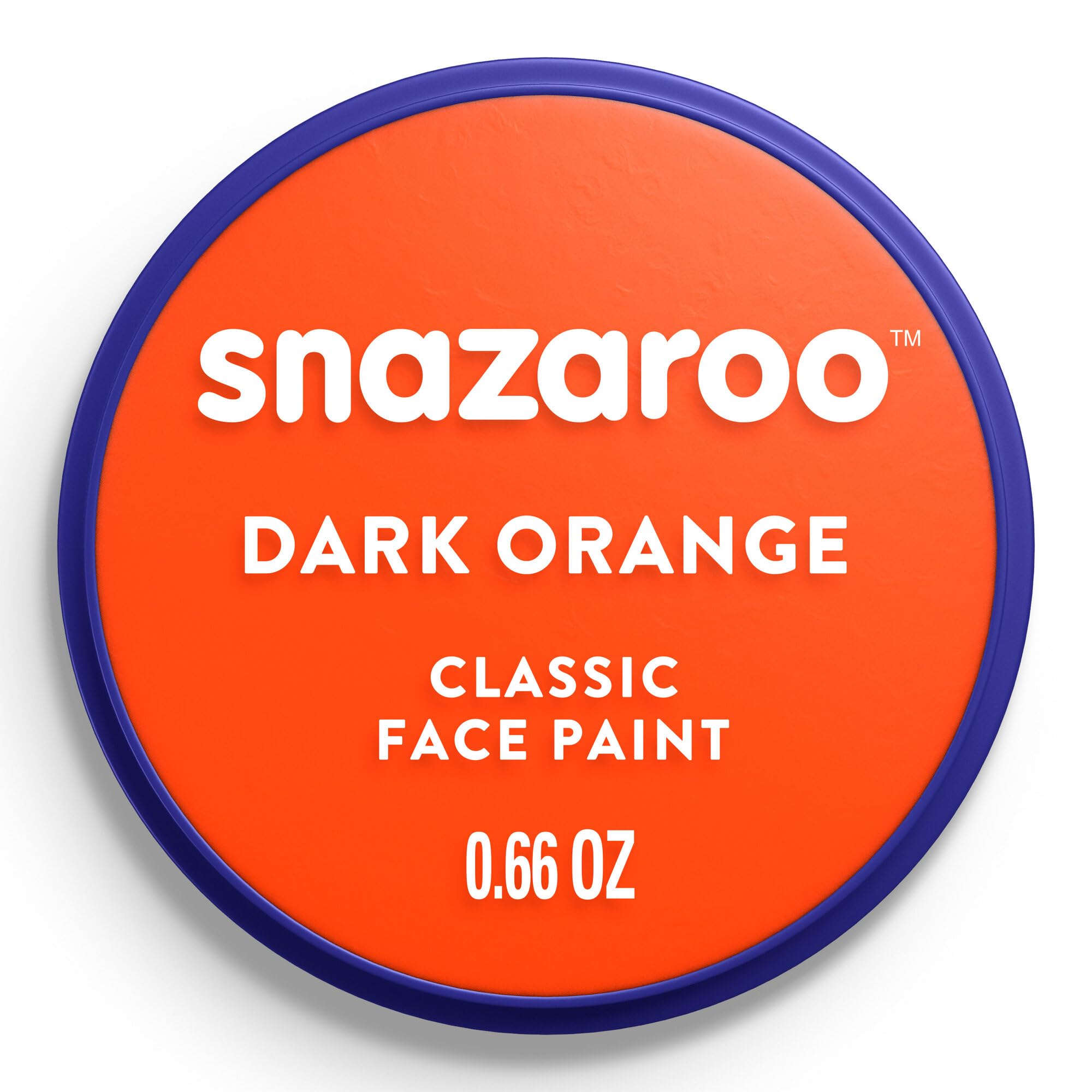 Snazaroo - Dark Orange Classic Face and Body Paint (18ml)