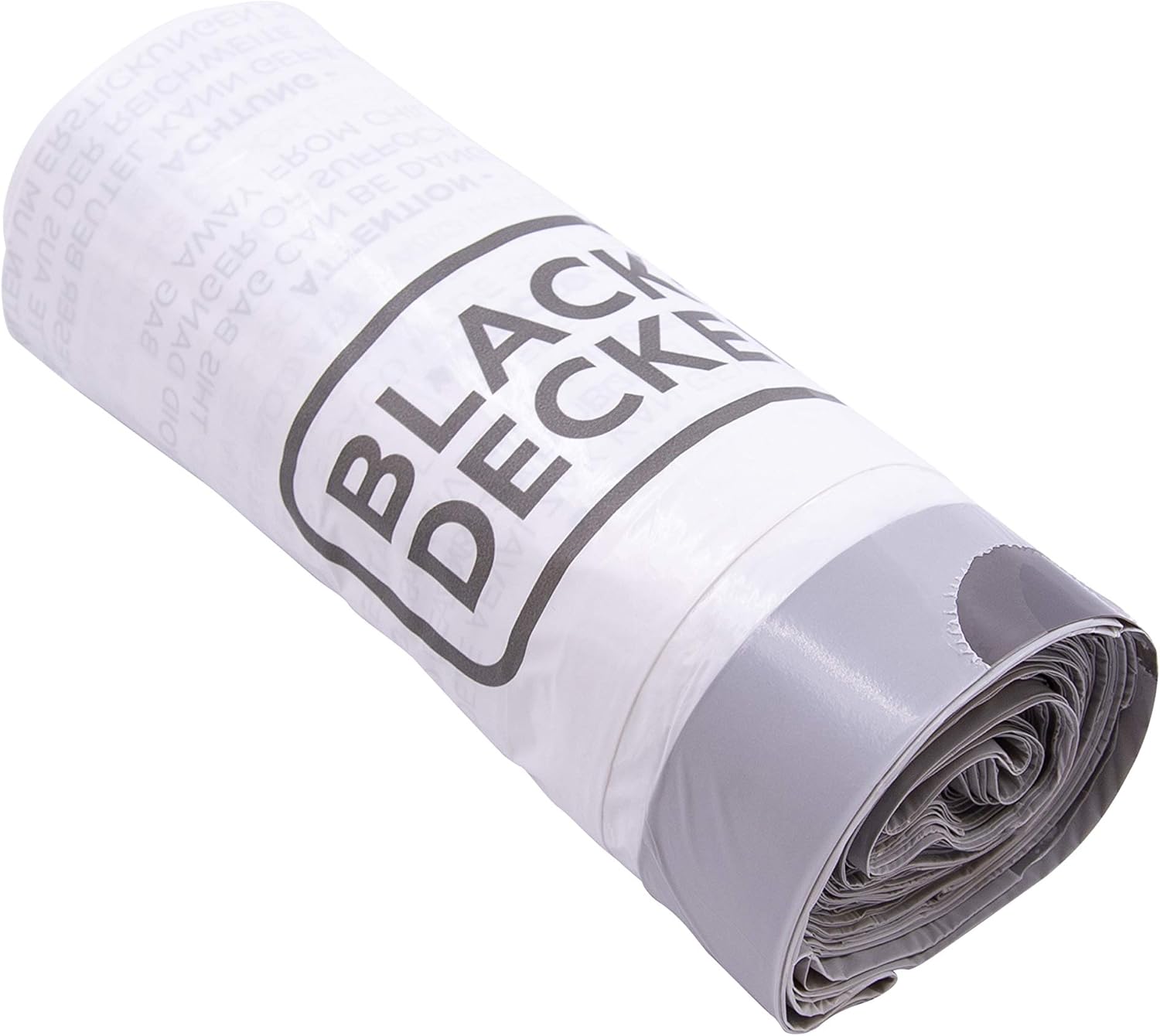 BLACK+DECKER 20L Drawstring Bin Liners 20 Pack - White 3