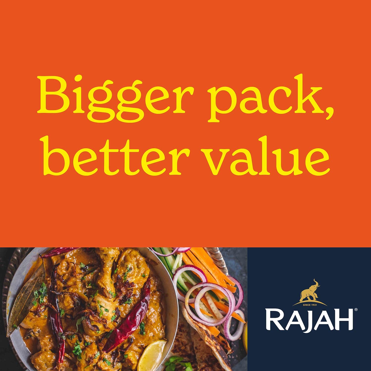 Rajah - Hot Madras Curry Powder 1KG 8