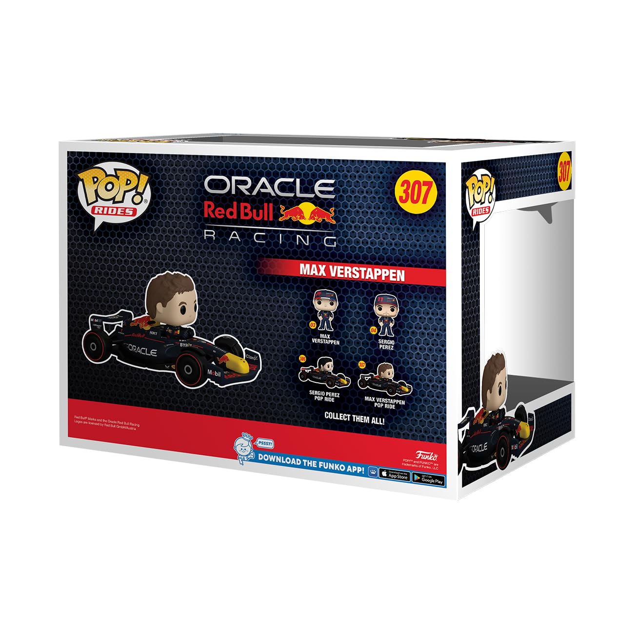Funko Pop! Rides Super Deluxe: Formula 1 - Max Verstappen - Red Bull F1 Vinyl Figure (72617) 3