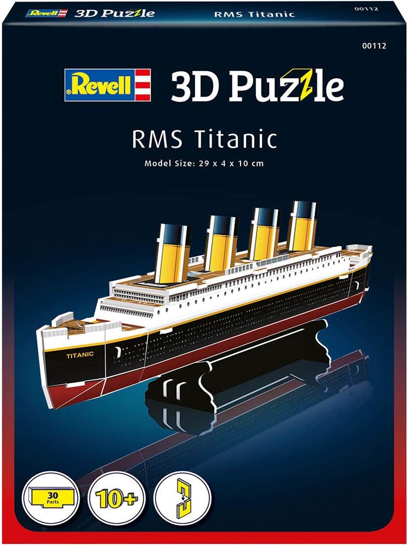 Revell 3D Puzzle RMS Titanic Model Kit - 30-Piece Building Set for Ages 3+ 7