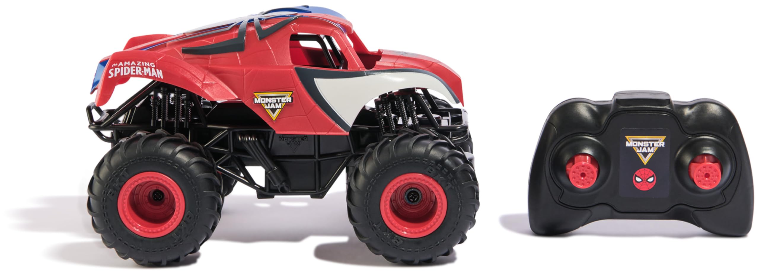 Monster Jam Marvel The Amazing Spider-Man RC Monster Truck - 1:24 Scale Remote Control Vehicle for Kids 5