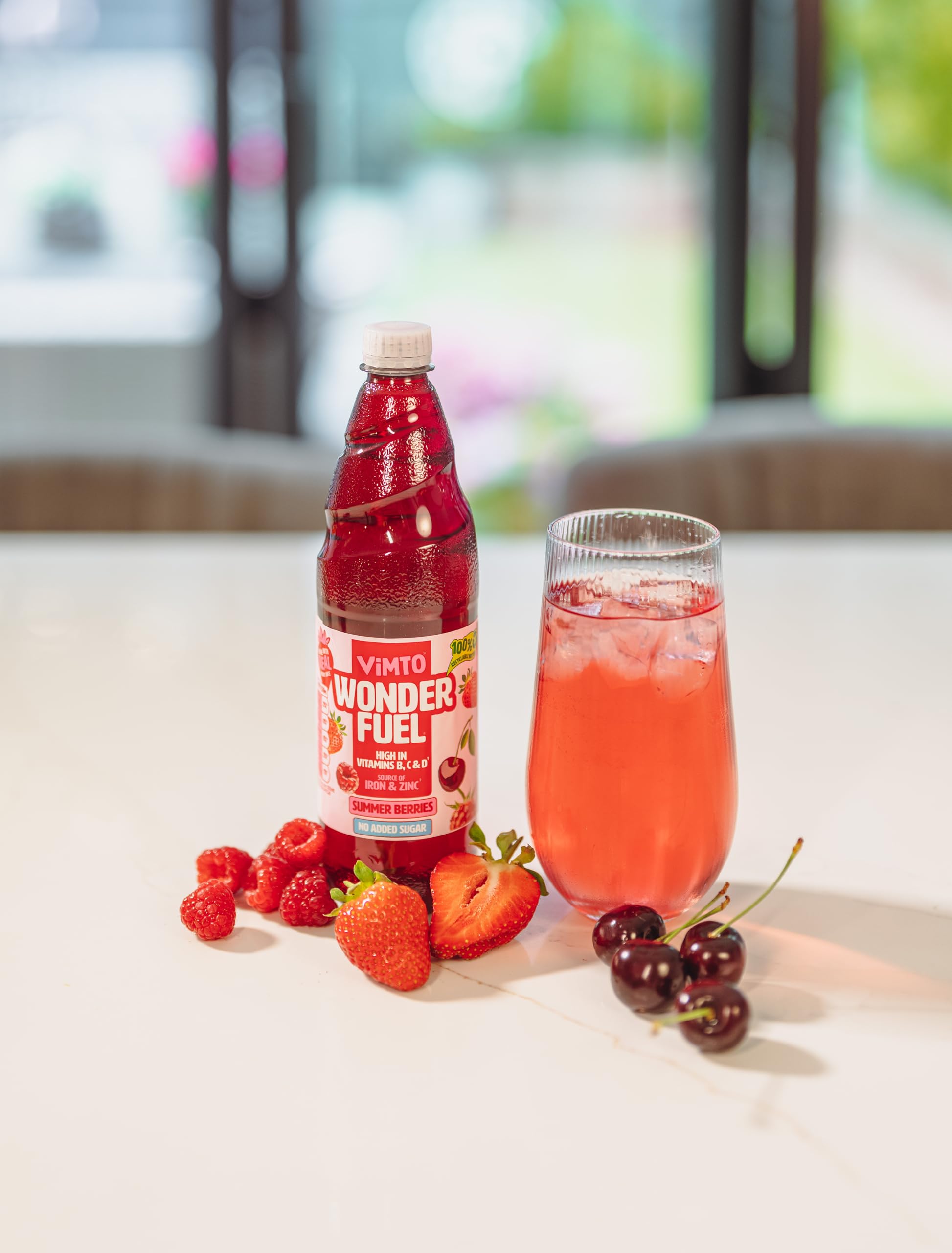 Vimto Wonderfuel Squash – No Added Sugar – Vitamins B, C & D – Iron & Zinc – 725ml 3