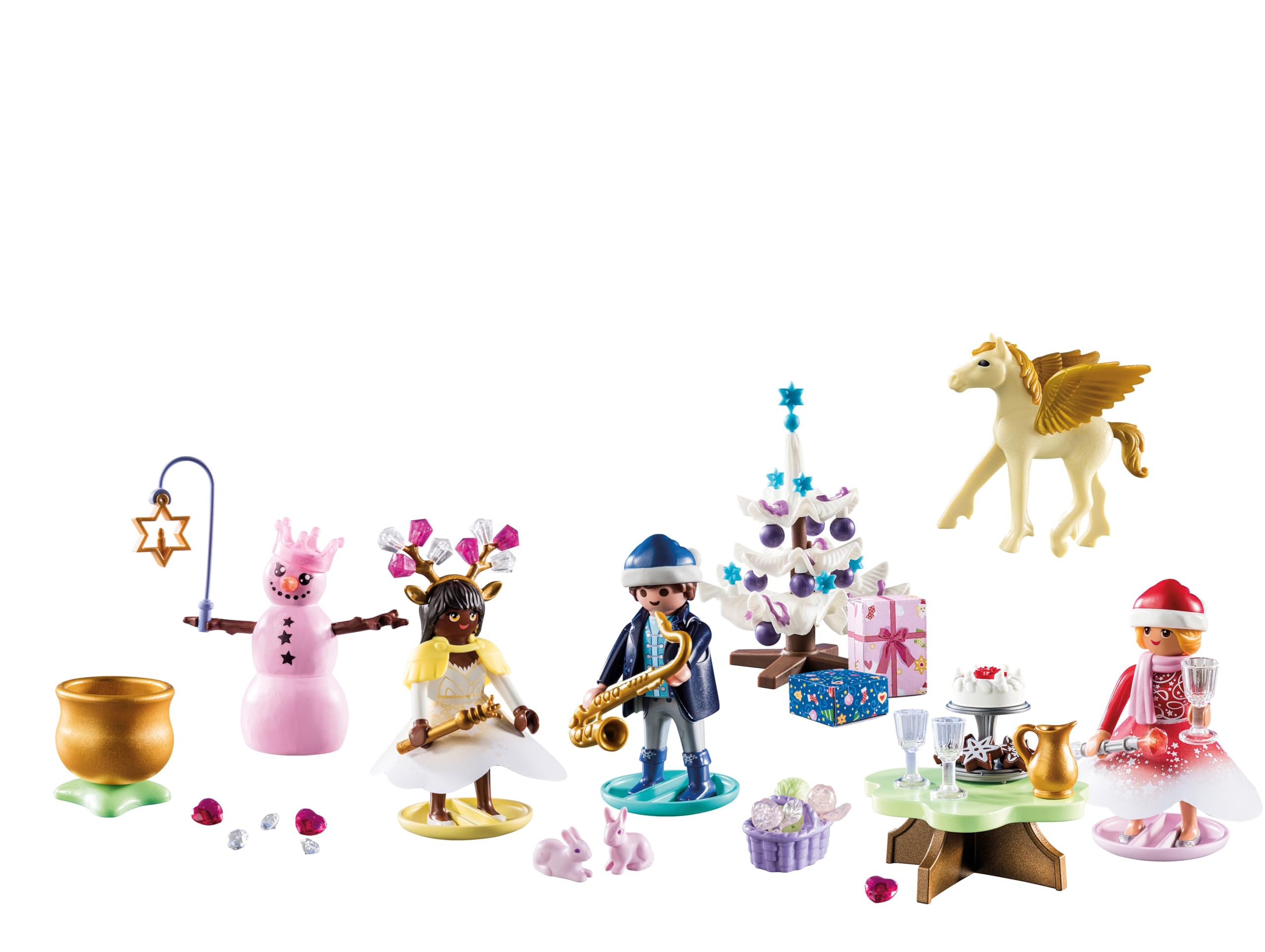 PLAYMOBIL 71348 Advent Calendar: Christmas under the Rainbow - 83-Piece Playset for Ages 4+ 4