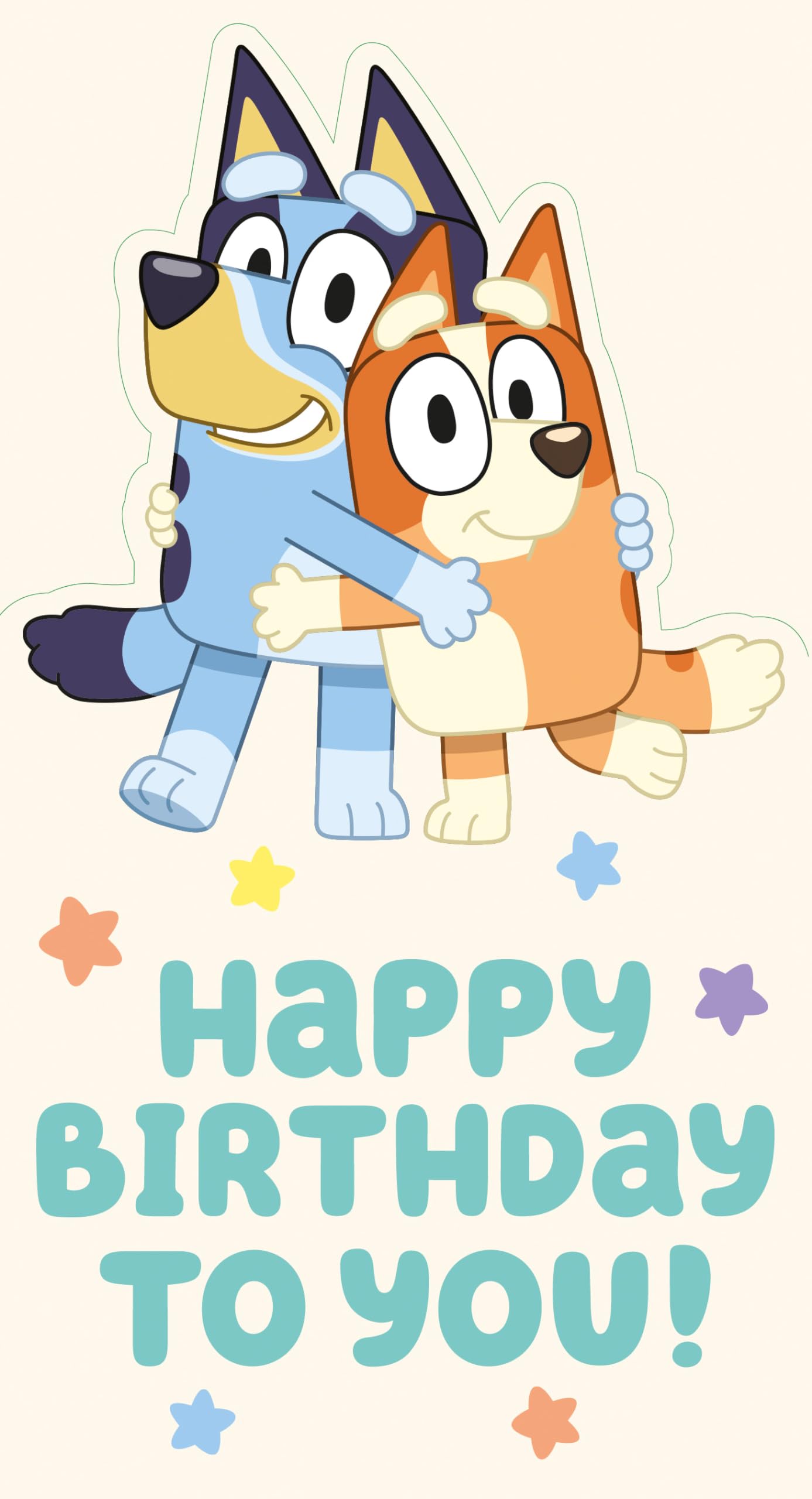 Danilo Promotions LTD Bluey Children's Birthday Card | Officially Licensed | 210 x 290 mm