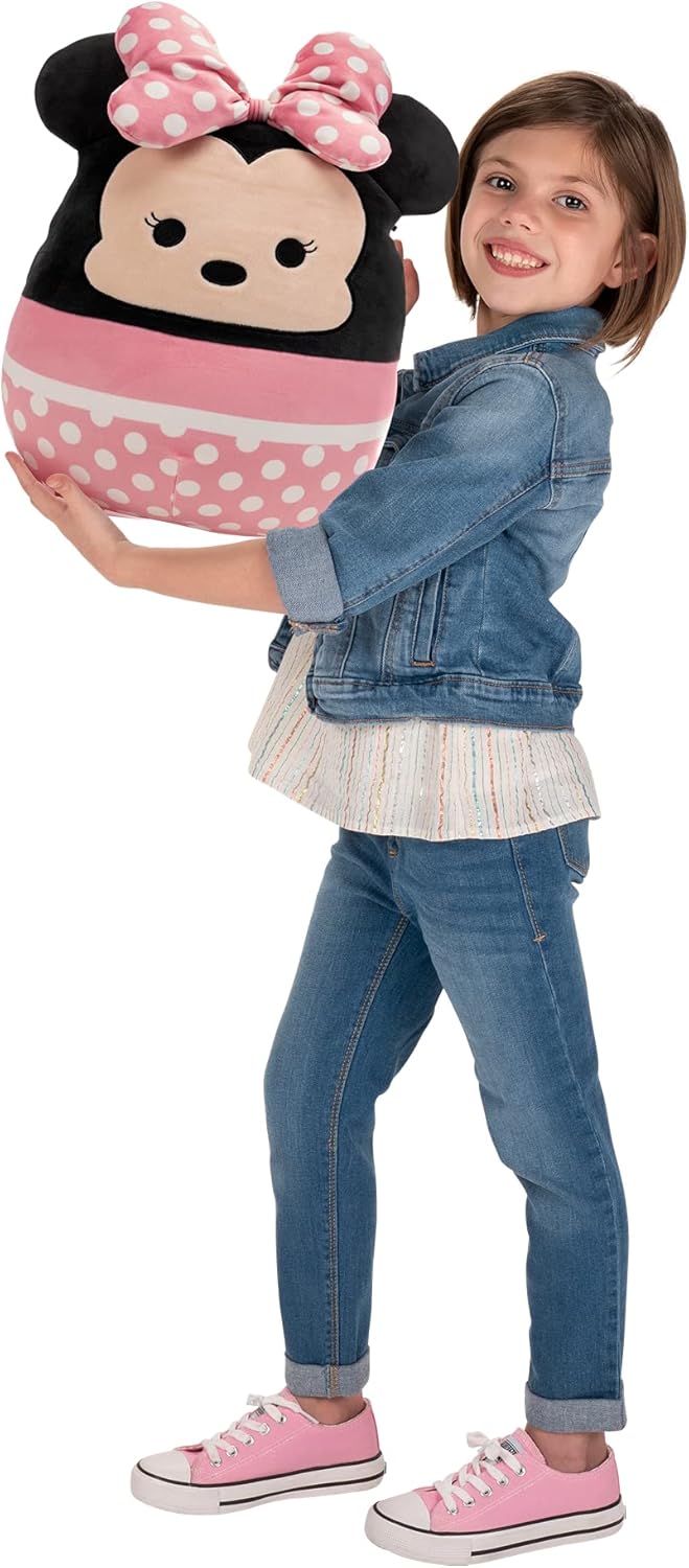 Squishmallows Disney 14 Zoll Minnie Maus Plüsch – Ultraweiches Stofftier für Kinder ab 3 Jahren 3