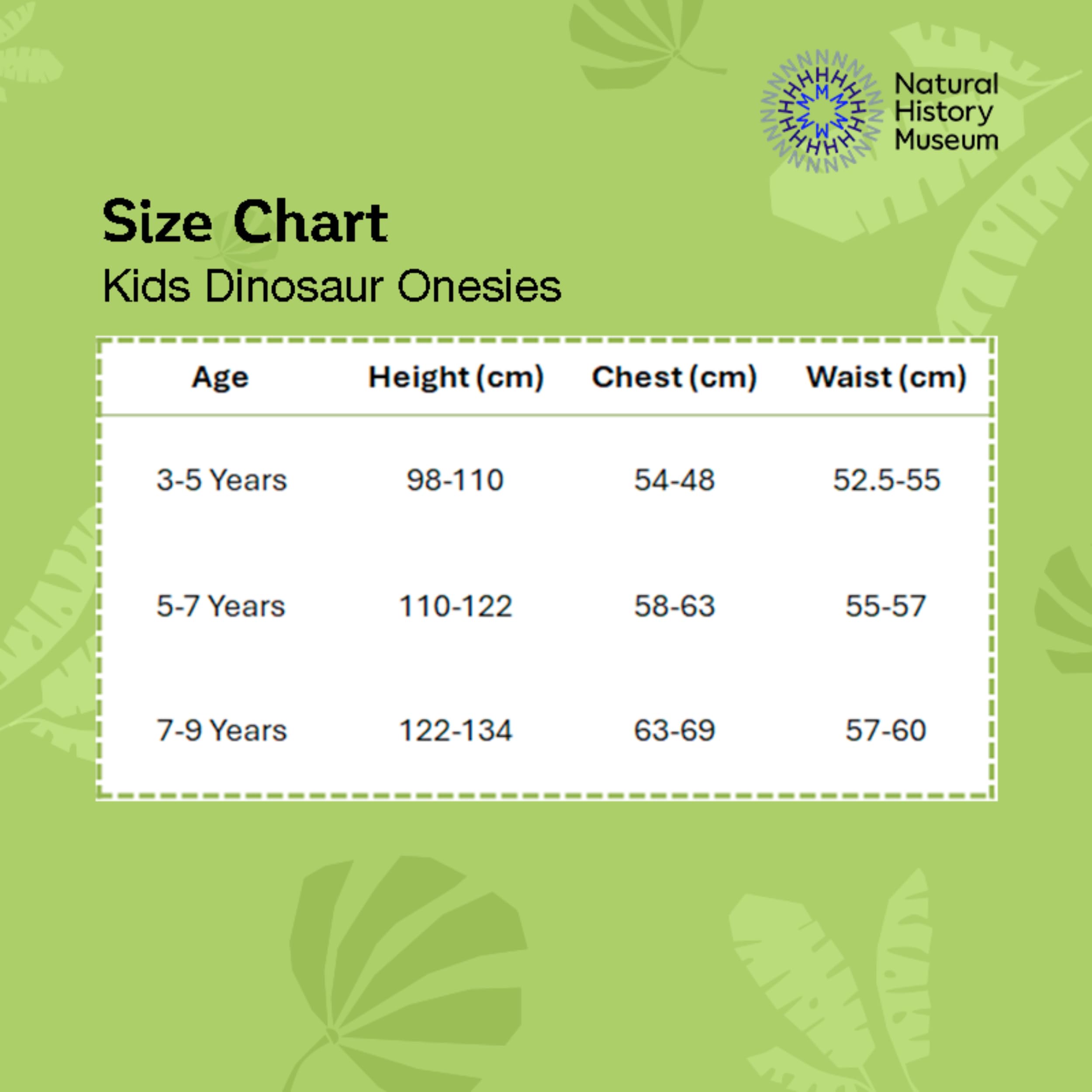 T-Rex Onesie - Official Natural History Museum Kids Dinosaur Costume, 3-5 Years 11