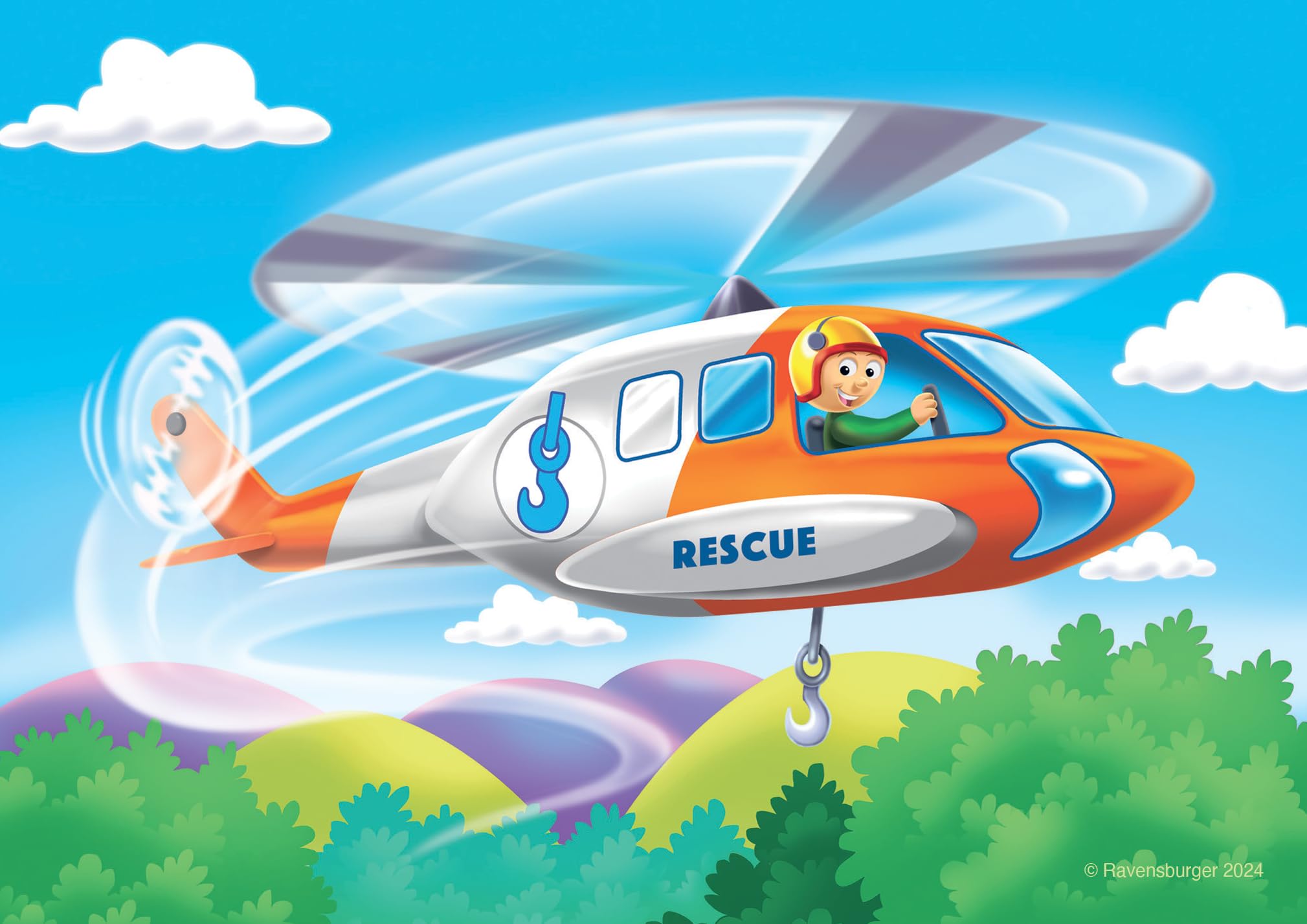 Ravensburger Rescue Vehicles My First Jigsaw Puzzles for Toddlers Age 18 Months+ (4-in-1 Set) 5