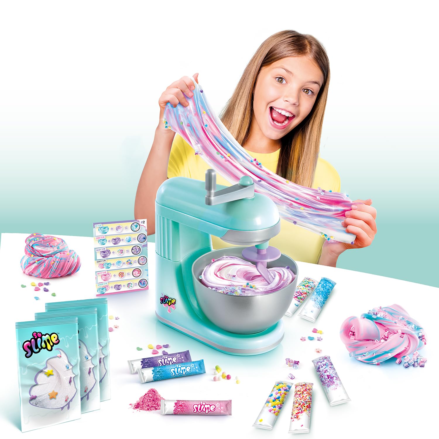 So Slime Twist and Slime Mixer - Real Spinning Mixer & Bowl for Kids 6+ 8