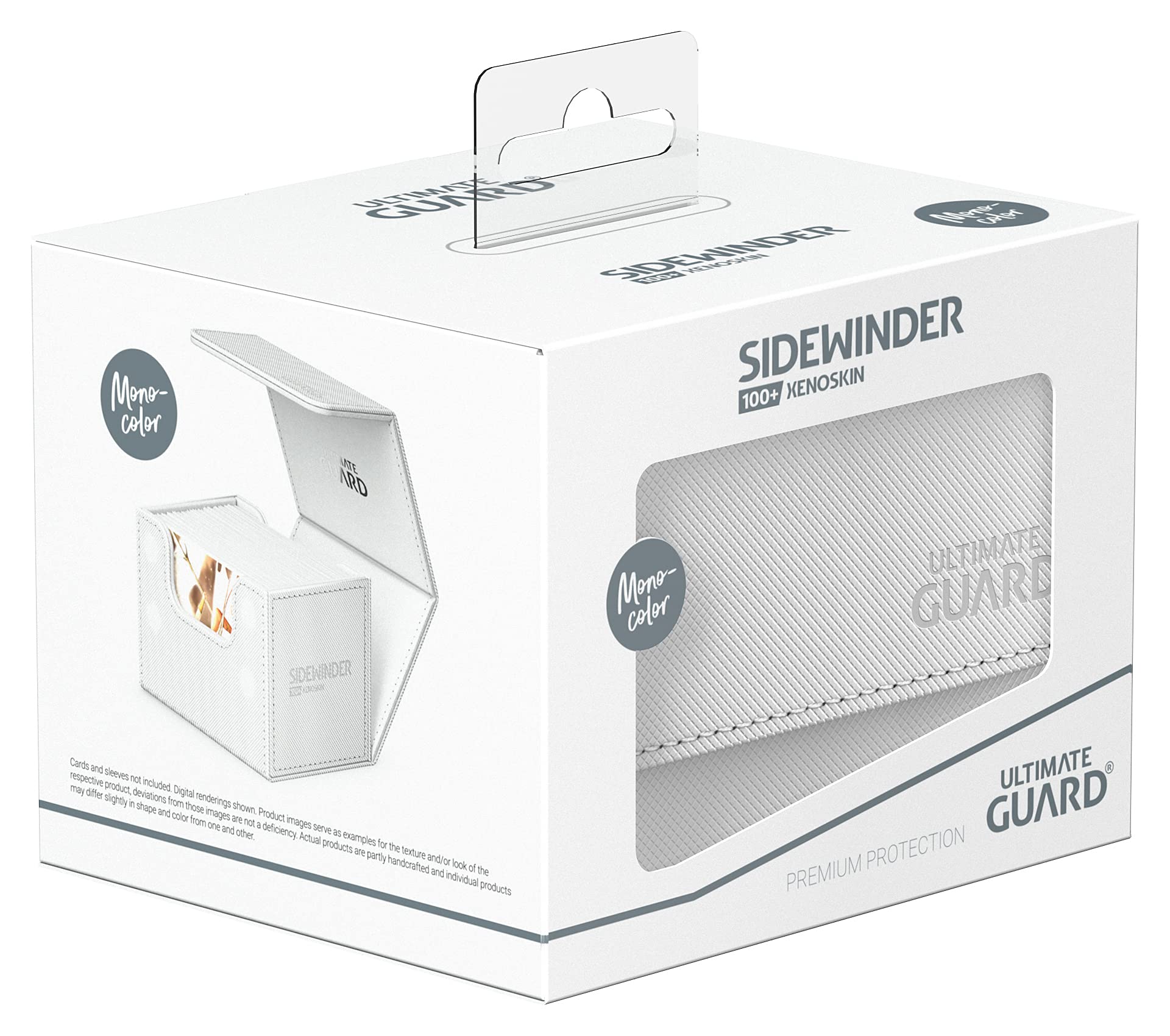Ultimate Guard Sidewinder 100+ XenoSkin Monocolor White Trading Card Album Box 6