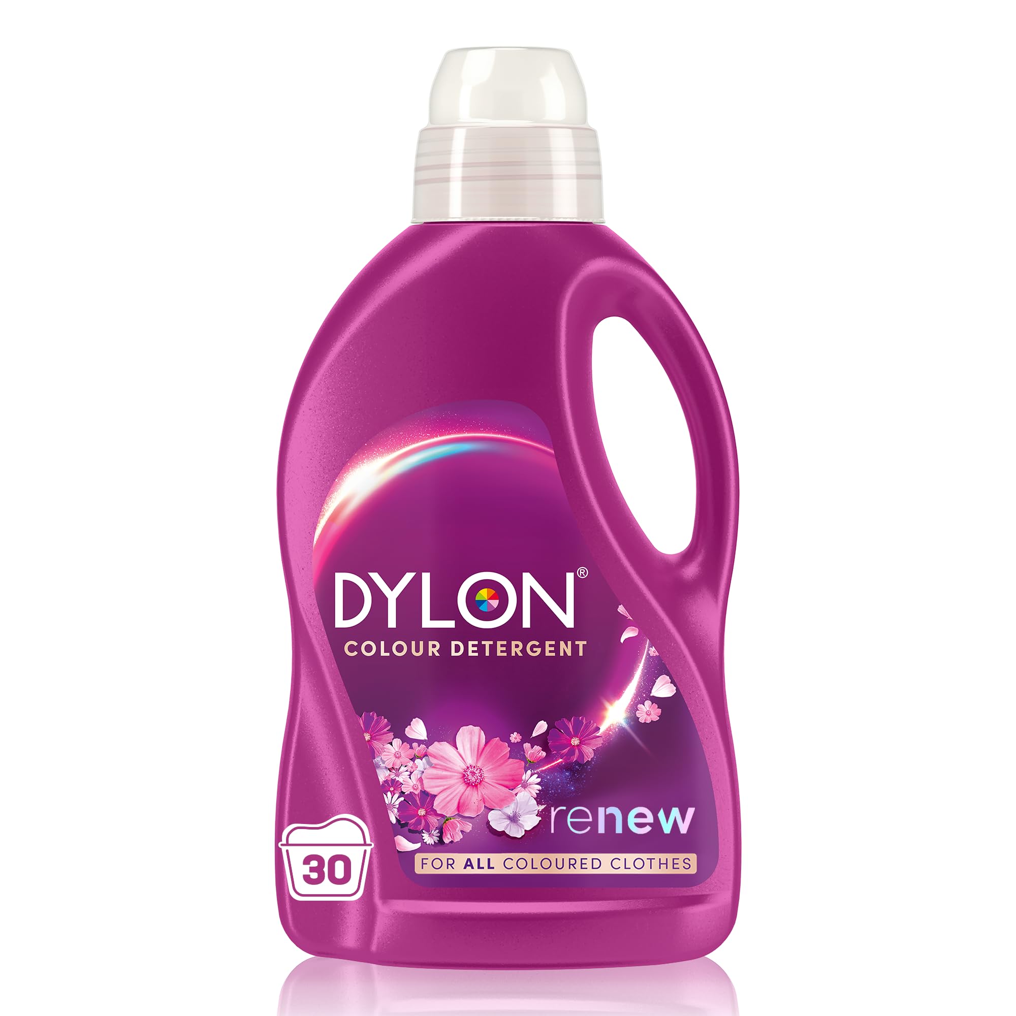 Dylon Blossom Colour Liquid Detergent - 30 Washes | 1.5L | Revitalises Colours & Renews Fibres