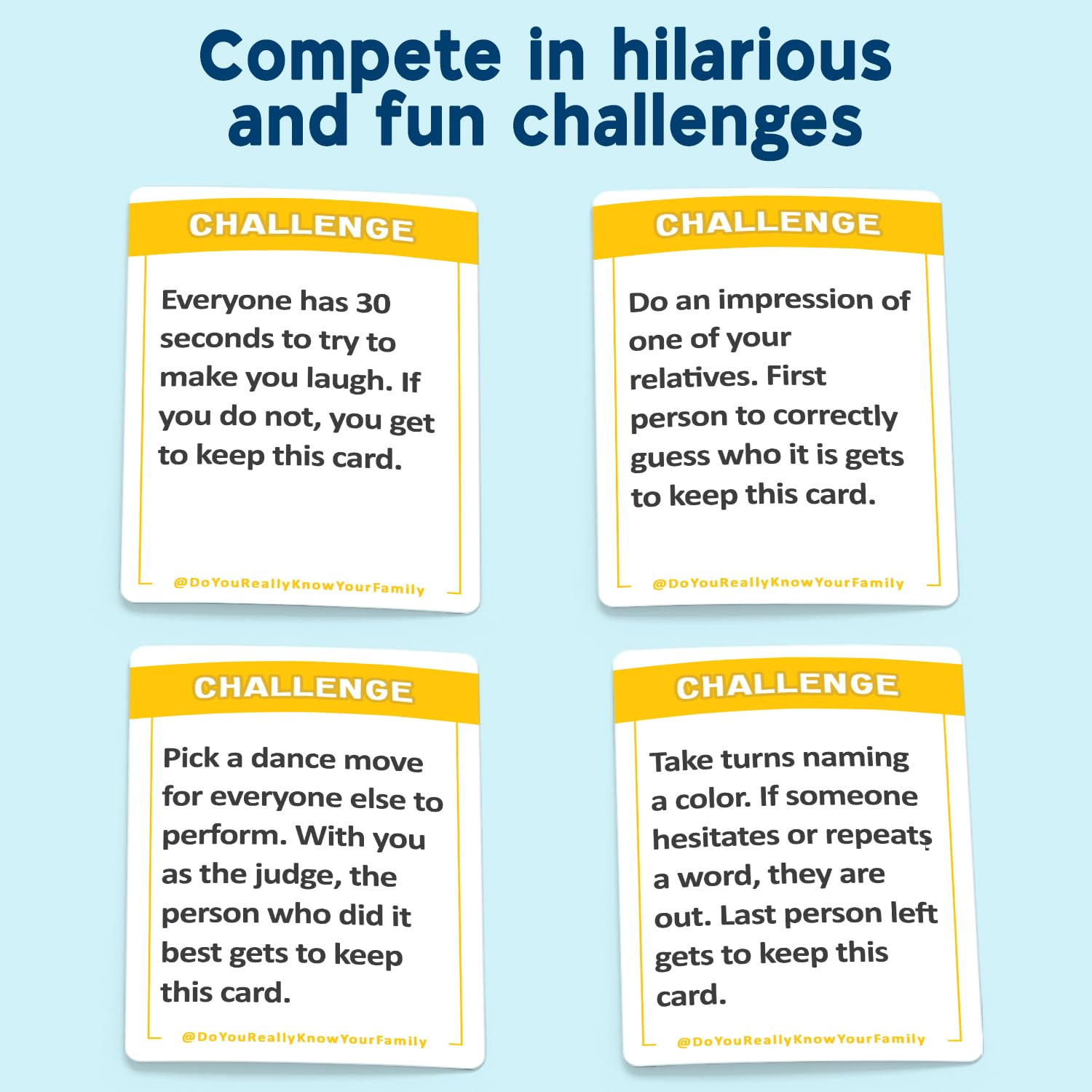 Moose Games Do You Really Know Your Family? Card Game 6