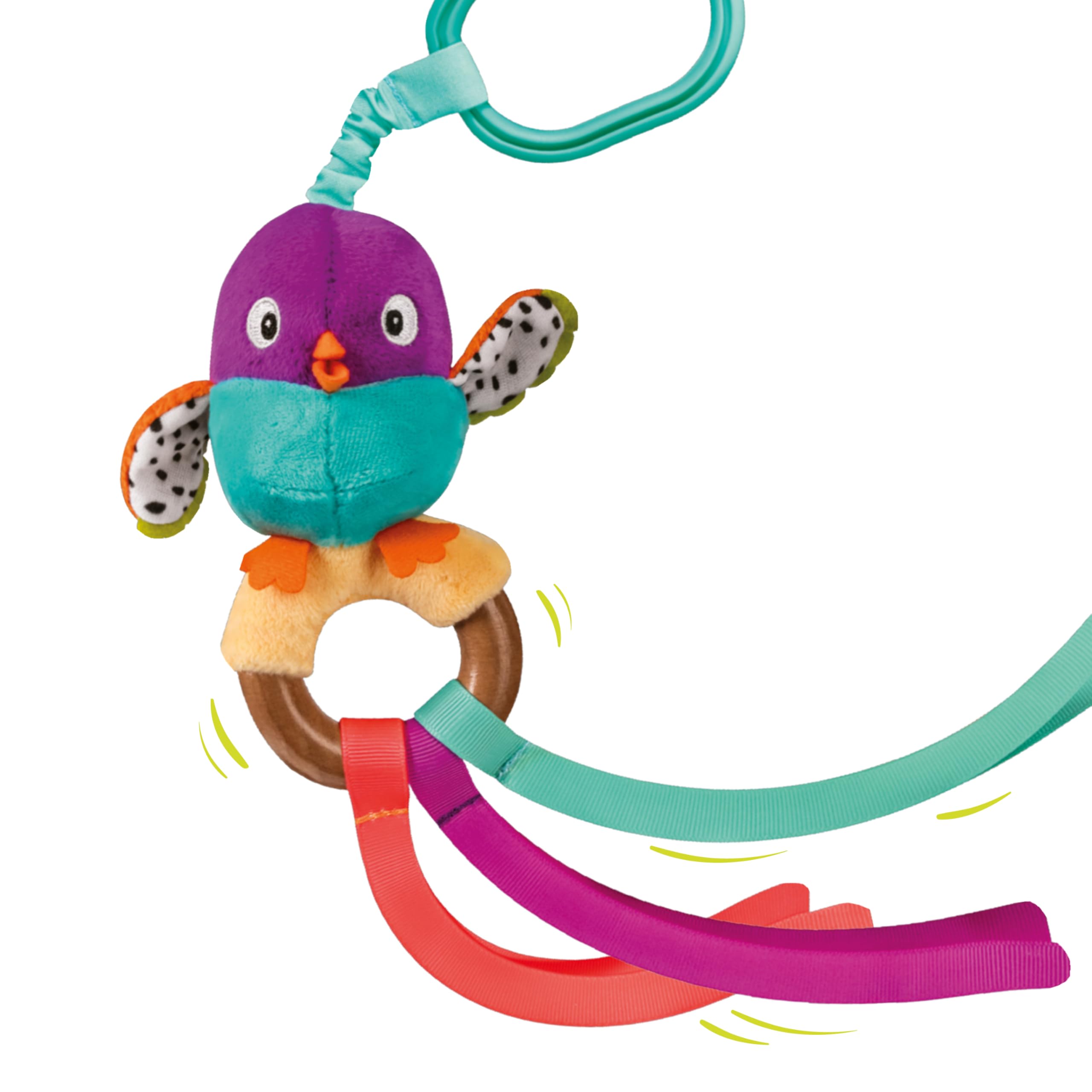 Ravensburger Play+ Cuddle & Play Bird - Soft Plush Sensory Toy for Newborns 0 Months+ 6