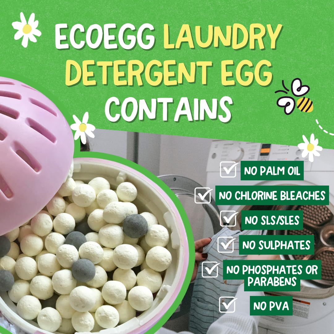 Ecoegg - Laundry Egg Refill Pellets Detergent & Fabric Softener Replacement 11