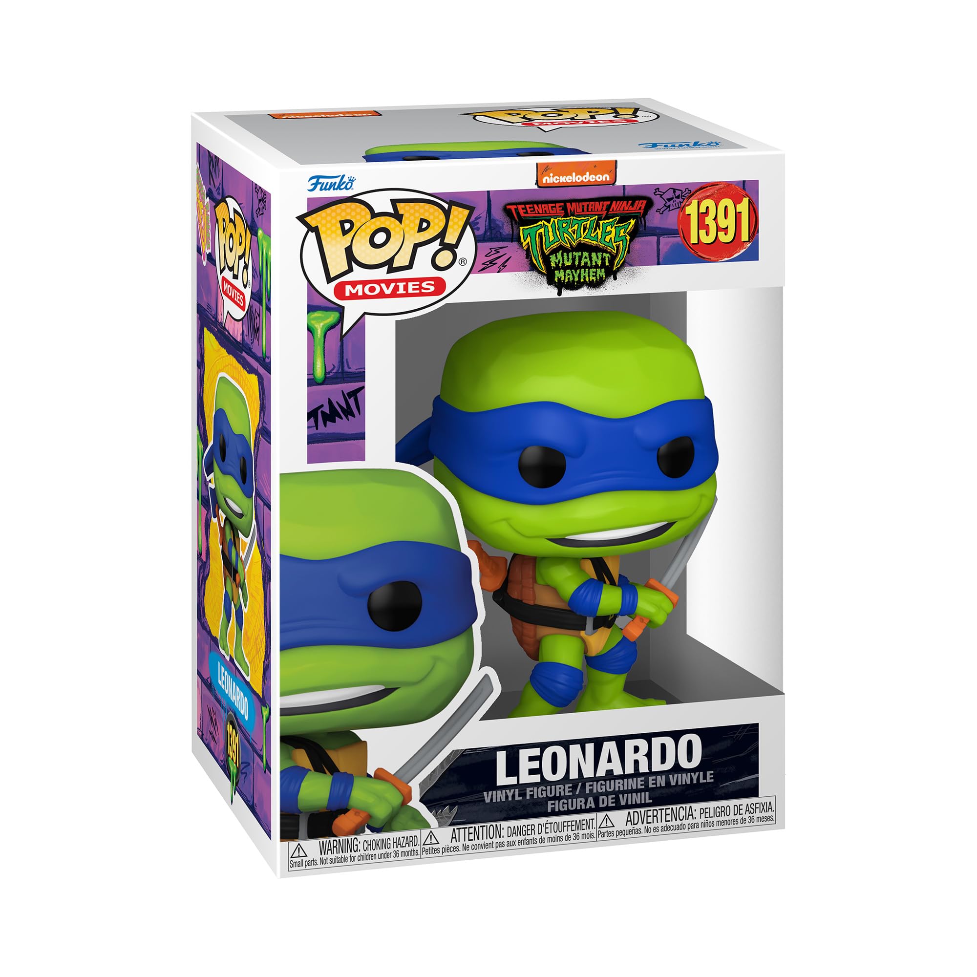 Funko Pop! Movies: Teenage Mutant Ninja Turtles - Leonardo Vinyl Figure