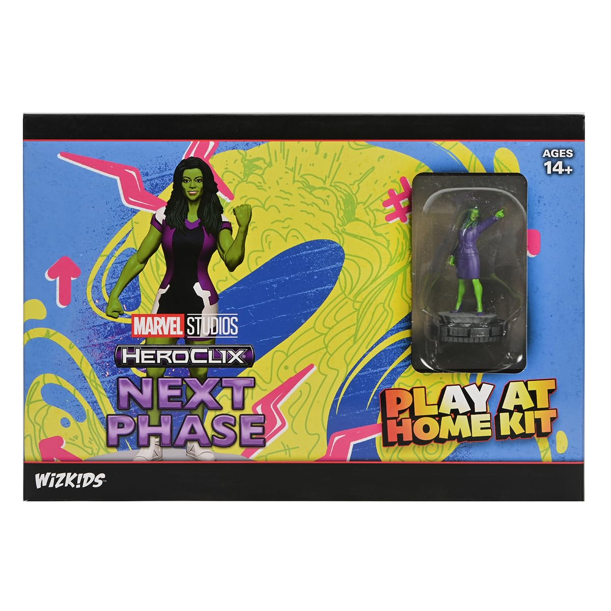 WizKids Marvel HeroClix: She-Hulk Play at Home Kit - Limited Edition Figure
