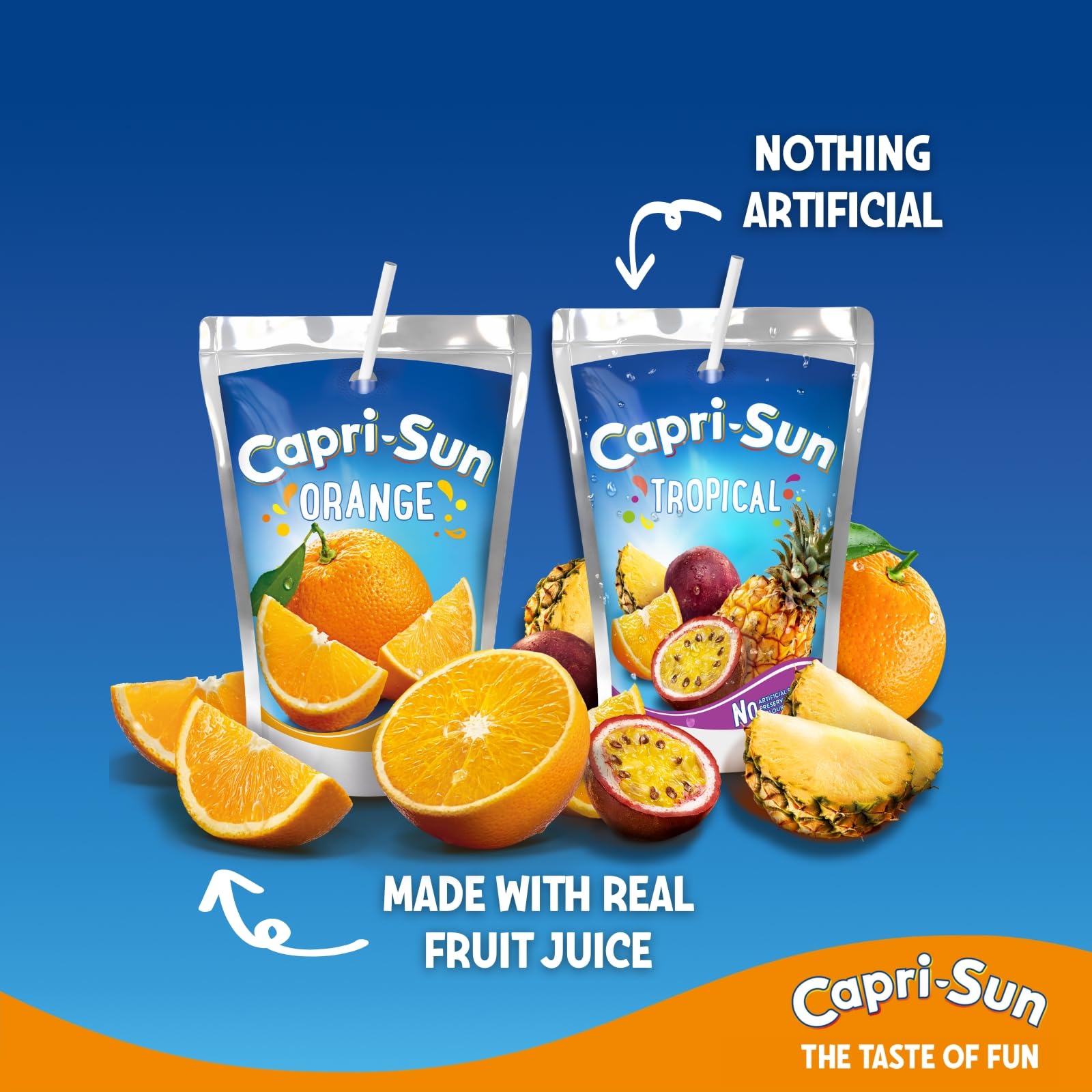 Capri-Sun Tropical Fruit Juice Drink 8 x 200 ml Pouches 4