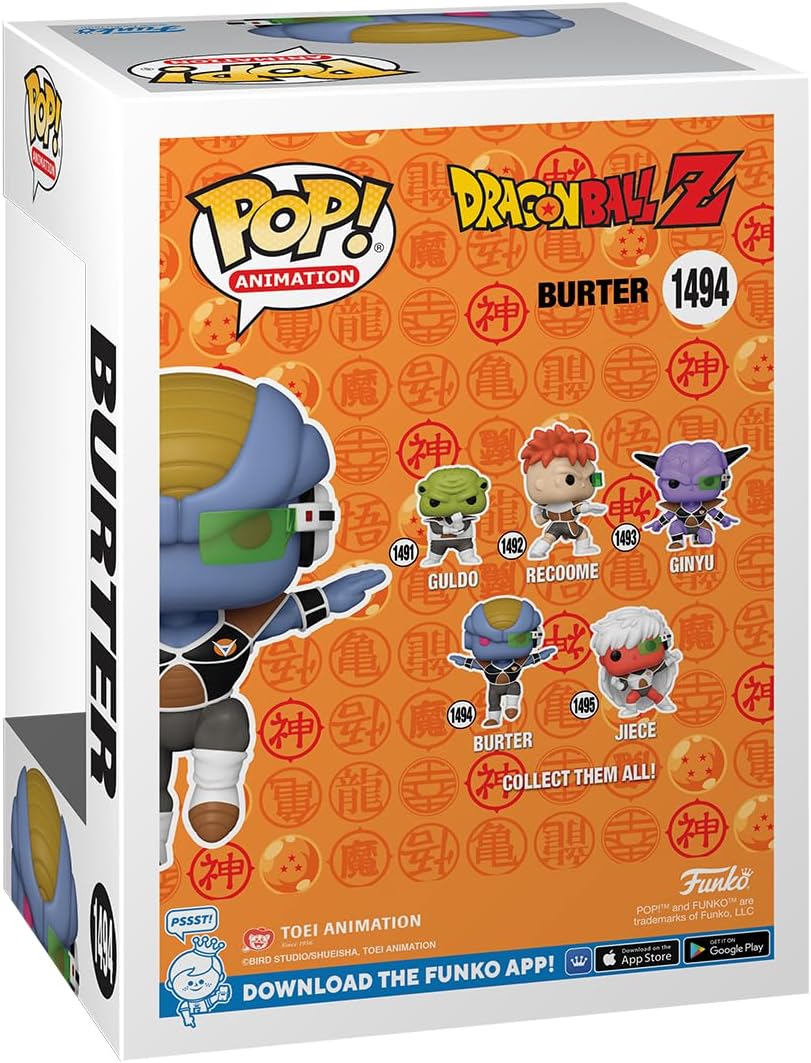 Funko Pop! Animation Dragon Ball Z - Burter Vinylfigur (48670) 9
