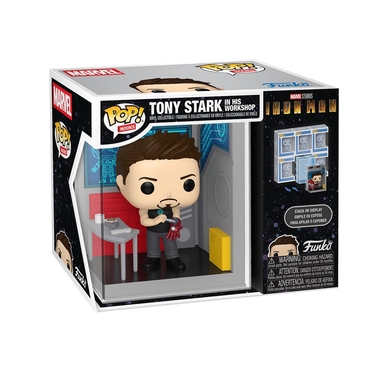 Funko Pop! Marvel Comics - Tony Stark's Garage - Vinyl Collectible Figure 1