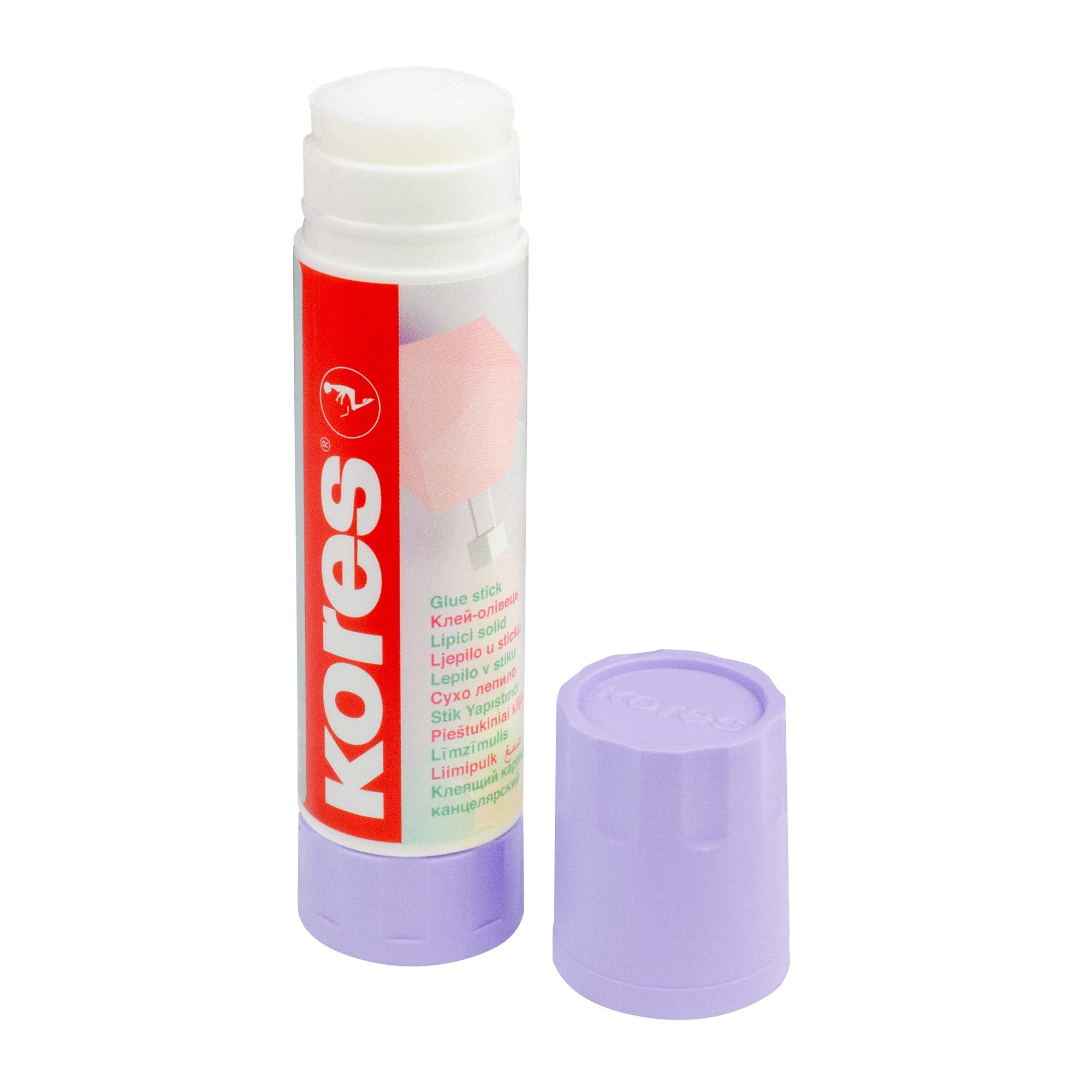 Kores Pastel Glue Stick - Strong Hold Adhesive, Non-Toxic, 20g (Pack of 2) 7