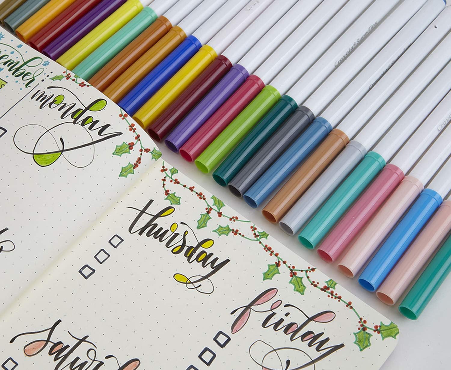 Crayola Bright Supertips Pastel Edition – Abwaschbare Filzstifte für Kinder ab 3 Jahren 5