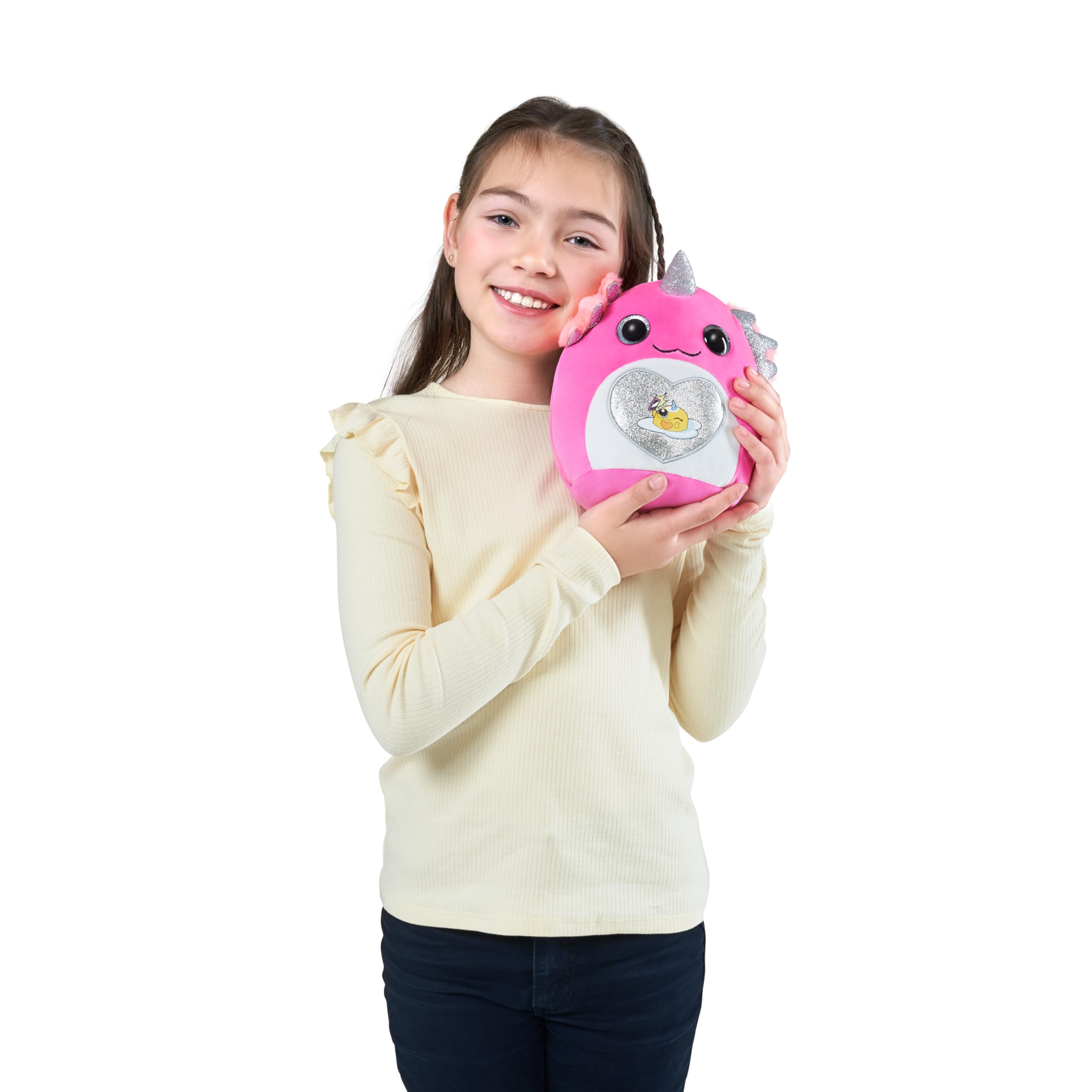 Rainbocorns ZURU Eggzania Mini Mania - Axolotl Plush Surprise Unbox, 10 Surprises, Collectible Playset for Kids 3