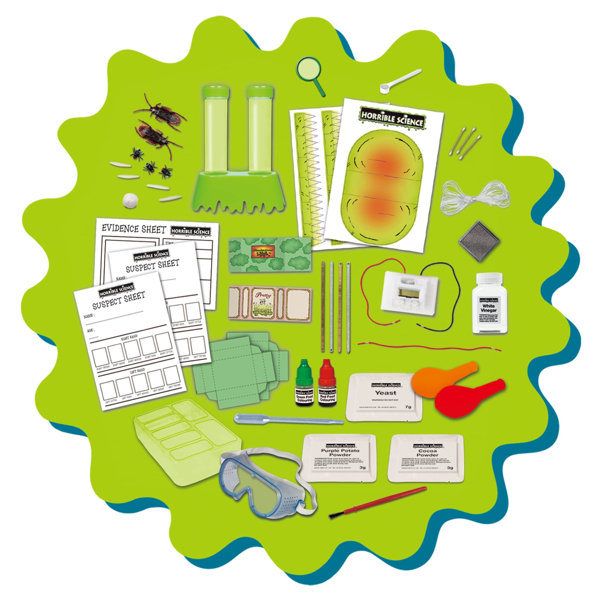 Horrible Science - Chaotic Kitchen Experiments by Galt Toys, STEM Science Kit for Kids 8+ 7