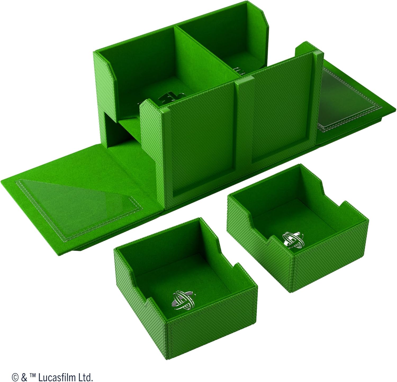 Gamegenic Star Wars Unlimited Double Deck Pod – Grünes Sammelkarten-Zubehör 4