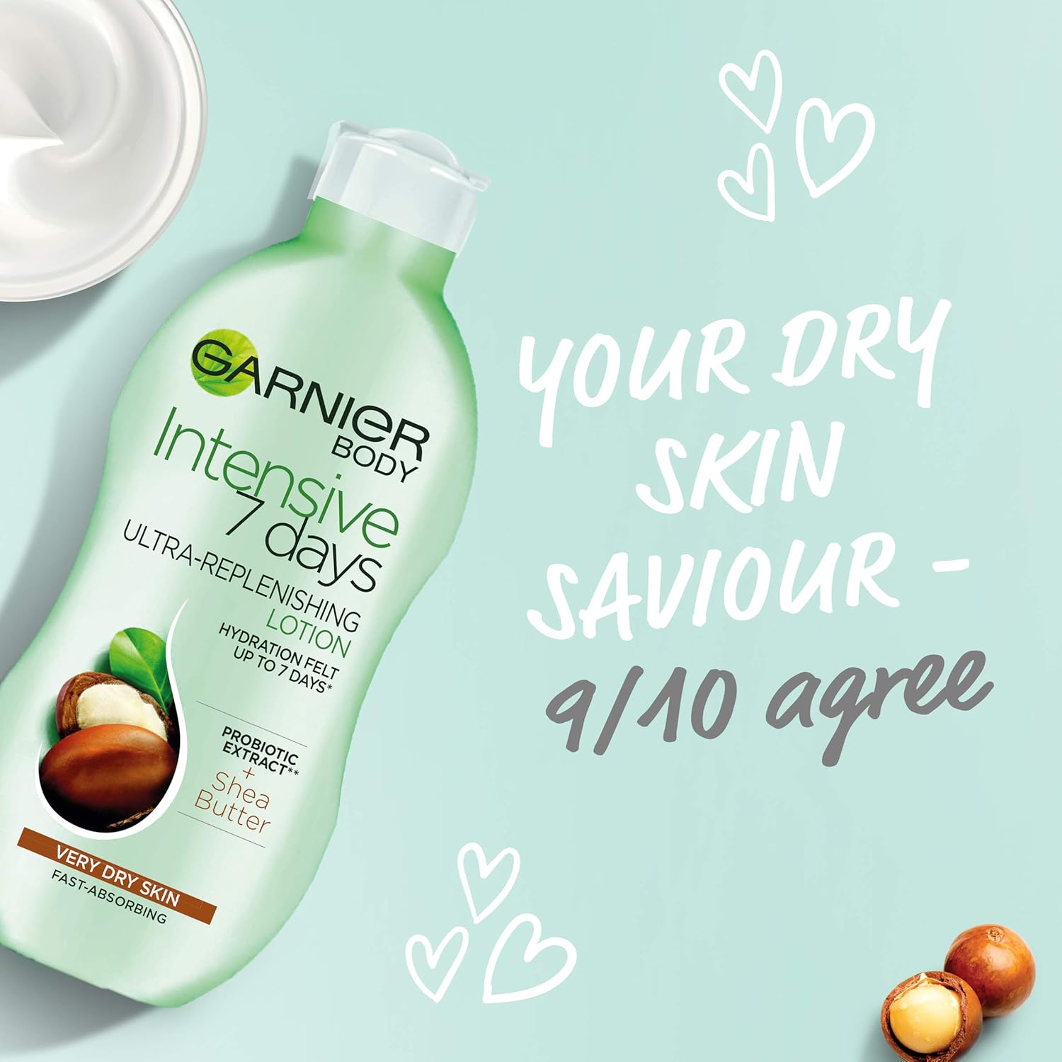 Garnier - Intensive 7 Days Shea Butter & Probiotic Extract Body Lotion (400ml) 5