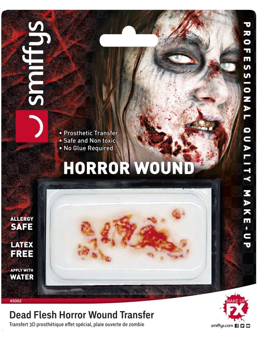 Smiffys Zombie Infected Wound Prosthesis FX Piece | Latex | One Size | SM45002