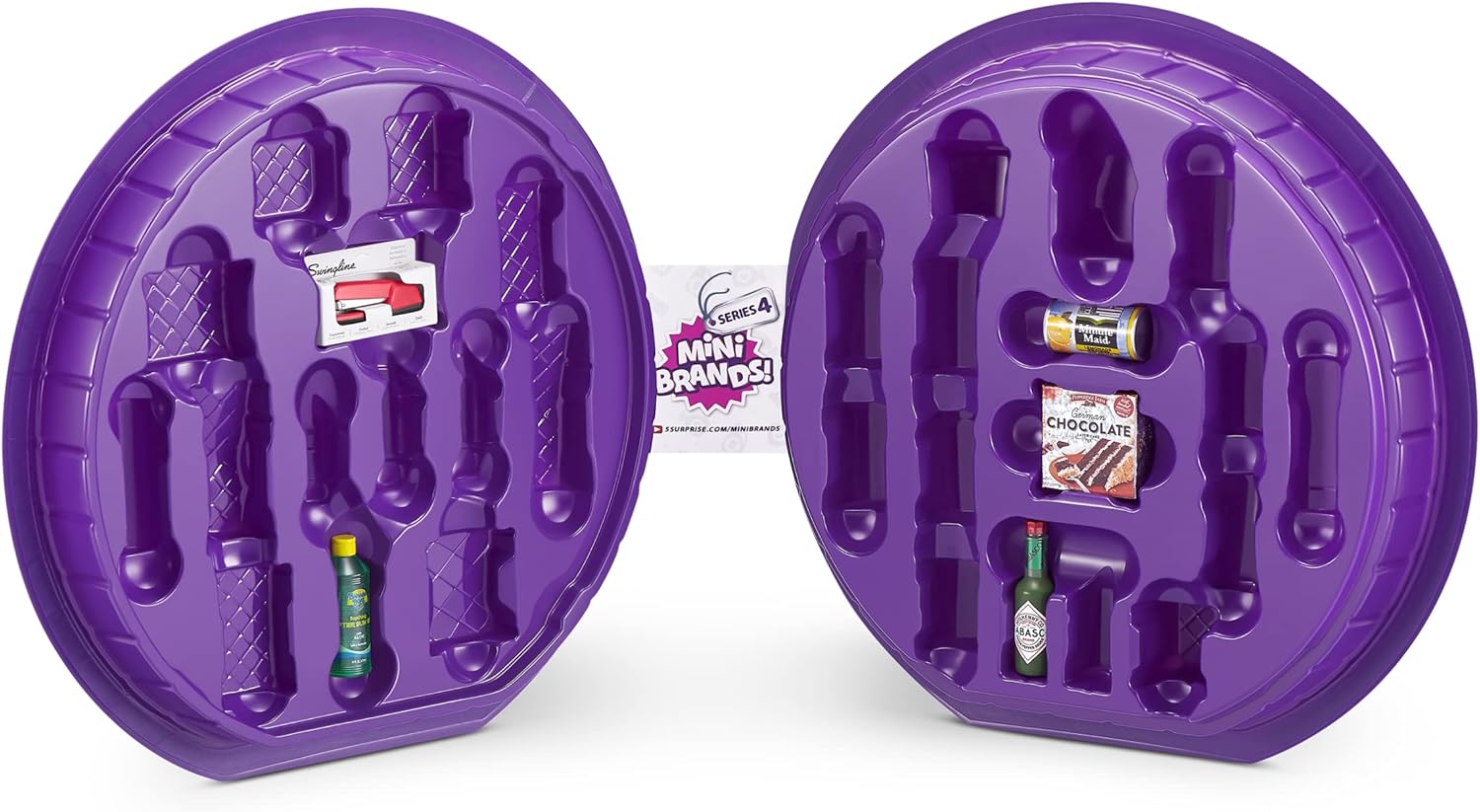 Mini Brands Series 4 Collectors Case with 5 Exclusive Minis - ZURU 5 Surprise 5