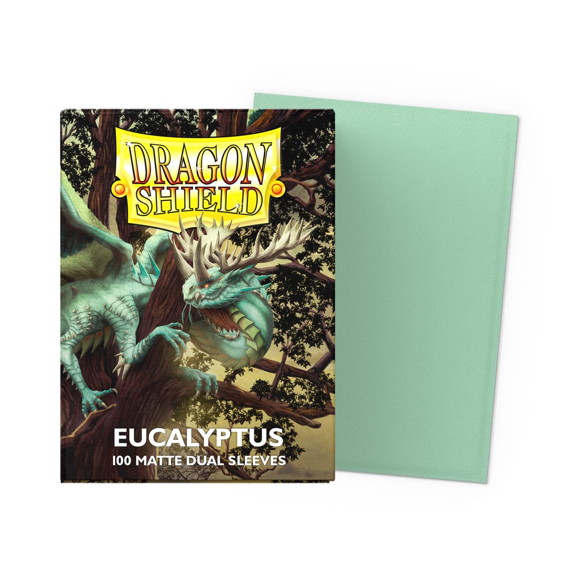 Dragon Shield Dual Matte Eucalyptus Sleeves - 100 Count Card Protection 5