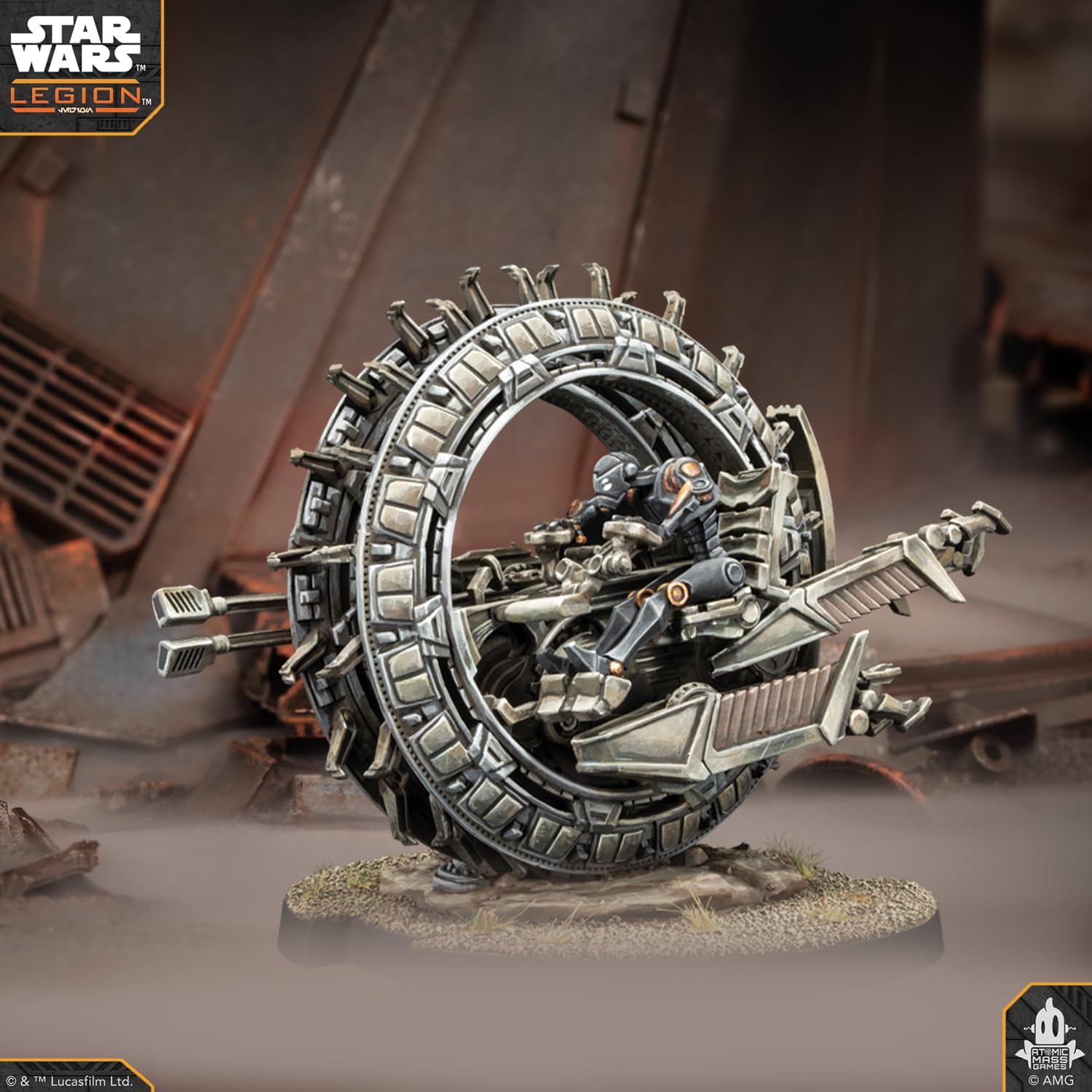 Asmodee Star Wars: Legion TSMEU-6 Personal Wheel Bike Expansion | Separatist Alliance Miniatures Game 6