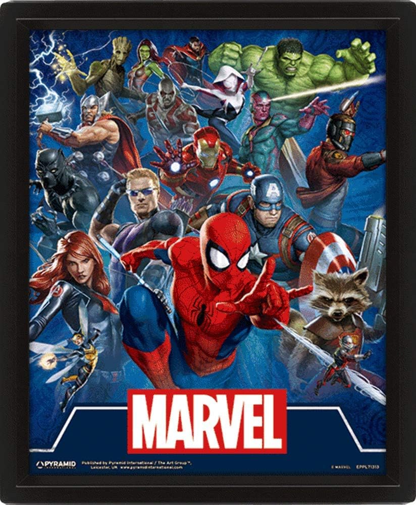 Pyramid MARVEL CADRE 3D- CINEMATIC ICONS