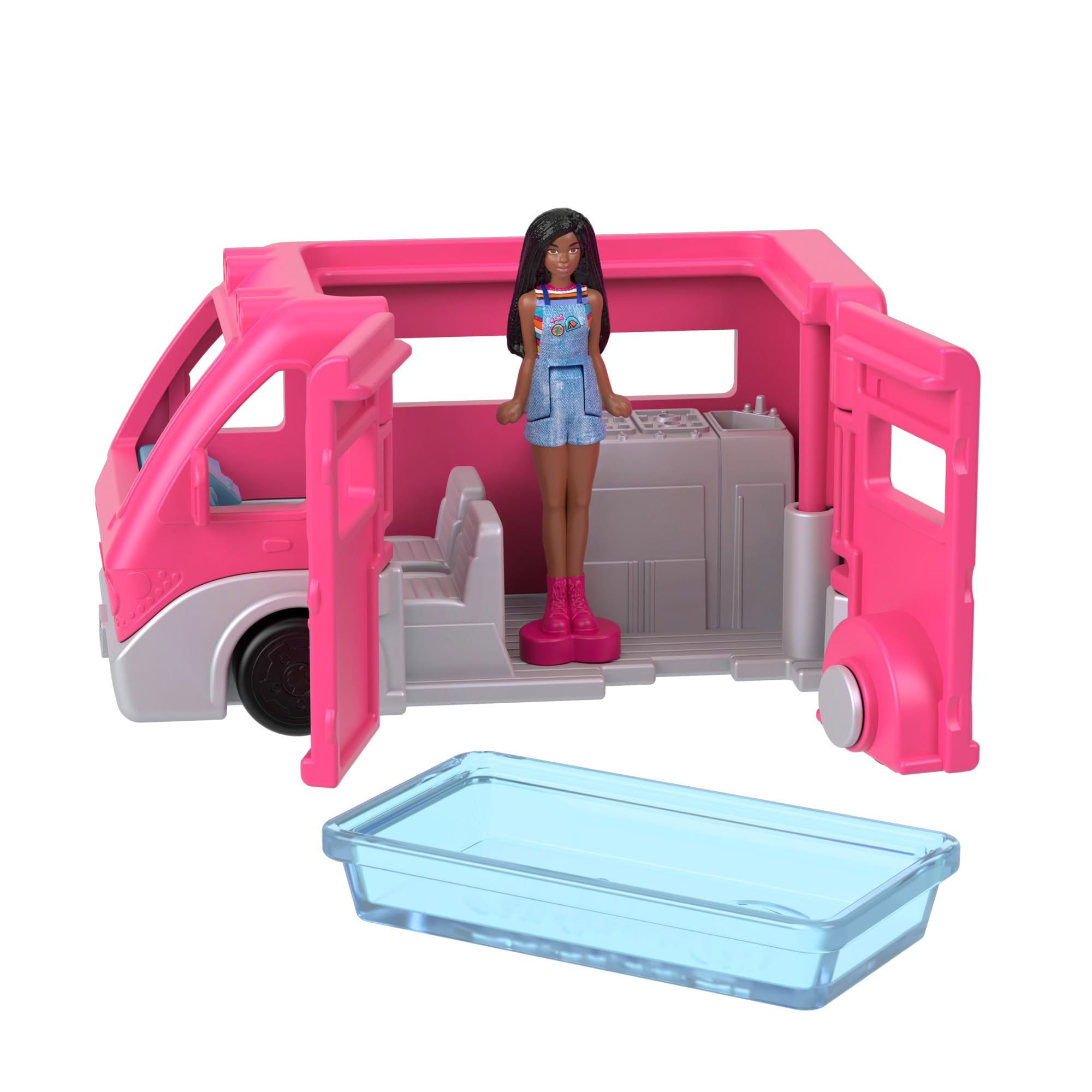 Mini BarbieLand World of Bundle - Playset with DreamHouse, 4 Dolls & 3 Vehicles 6
