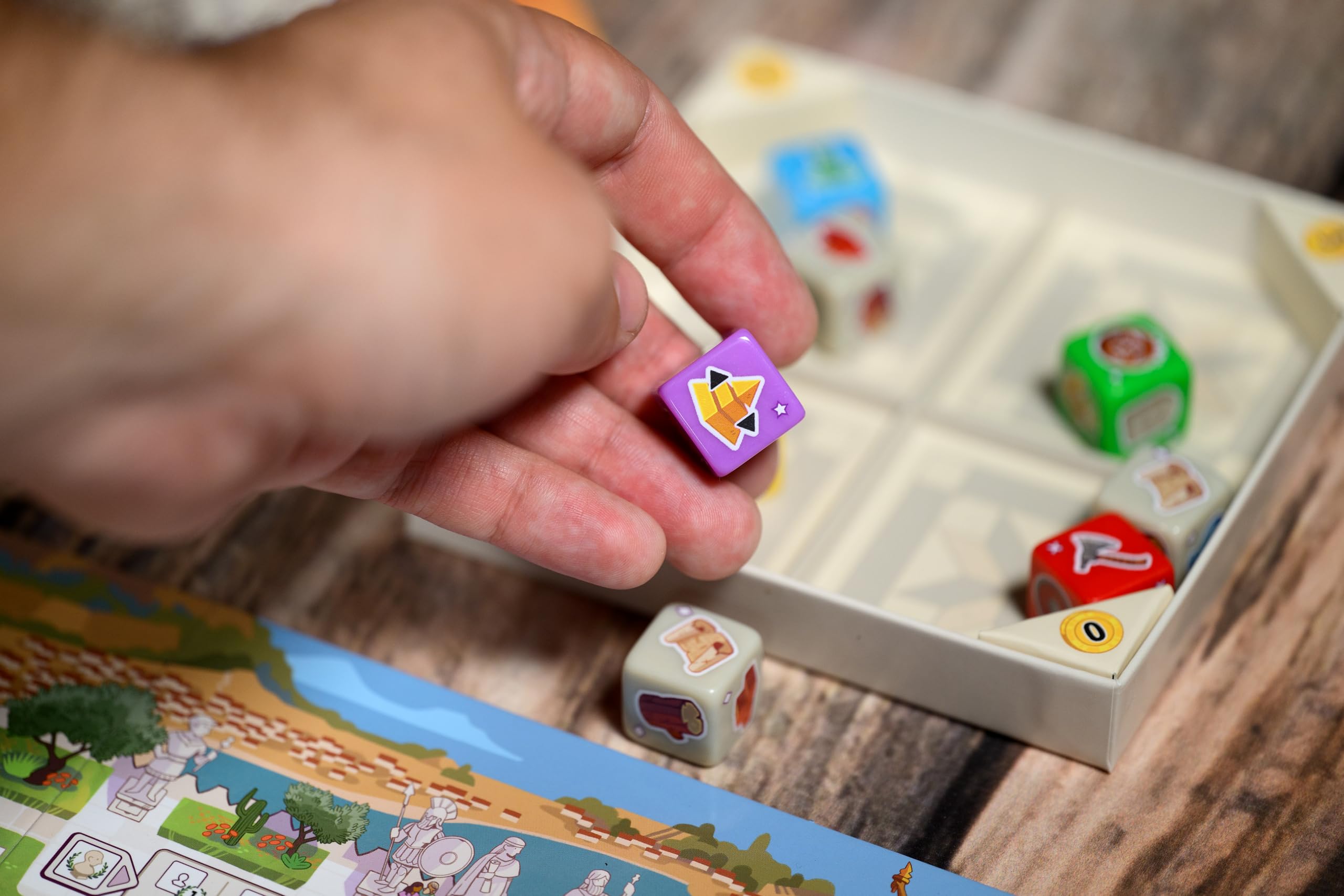 Asmodee 7 Wonders: Dice Strategy Board Game 3