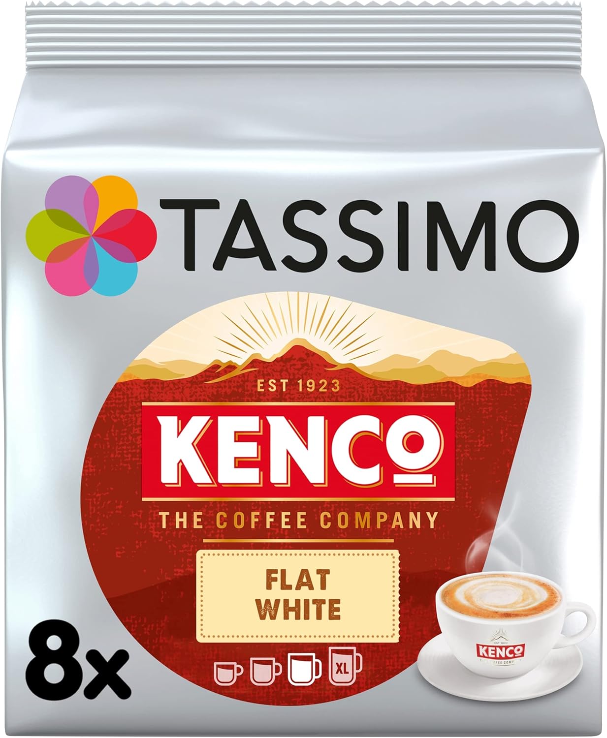 Tassimo Kenco Flat White Coffee Pods x8 (Pack of 5) - 40 Total Drinks 6