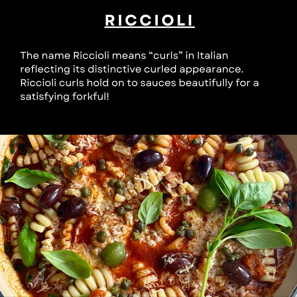 Garofalo Riccioli 500 g - Italian Short Pasta Made with Durum Wheat Semolina 6