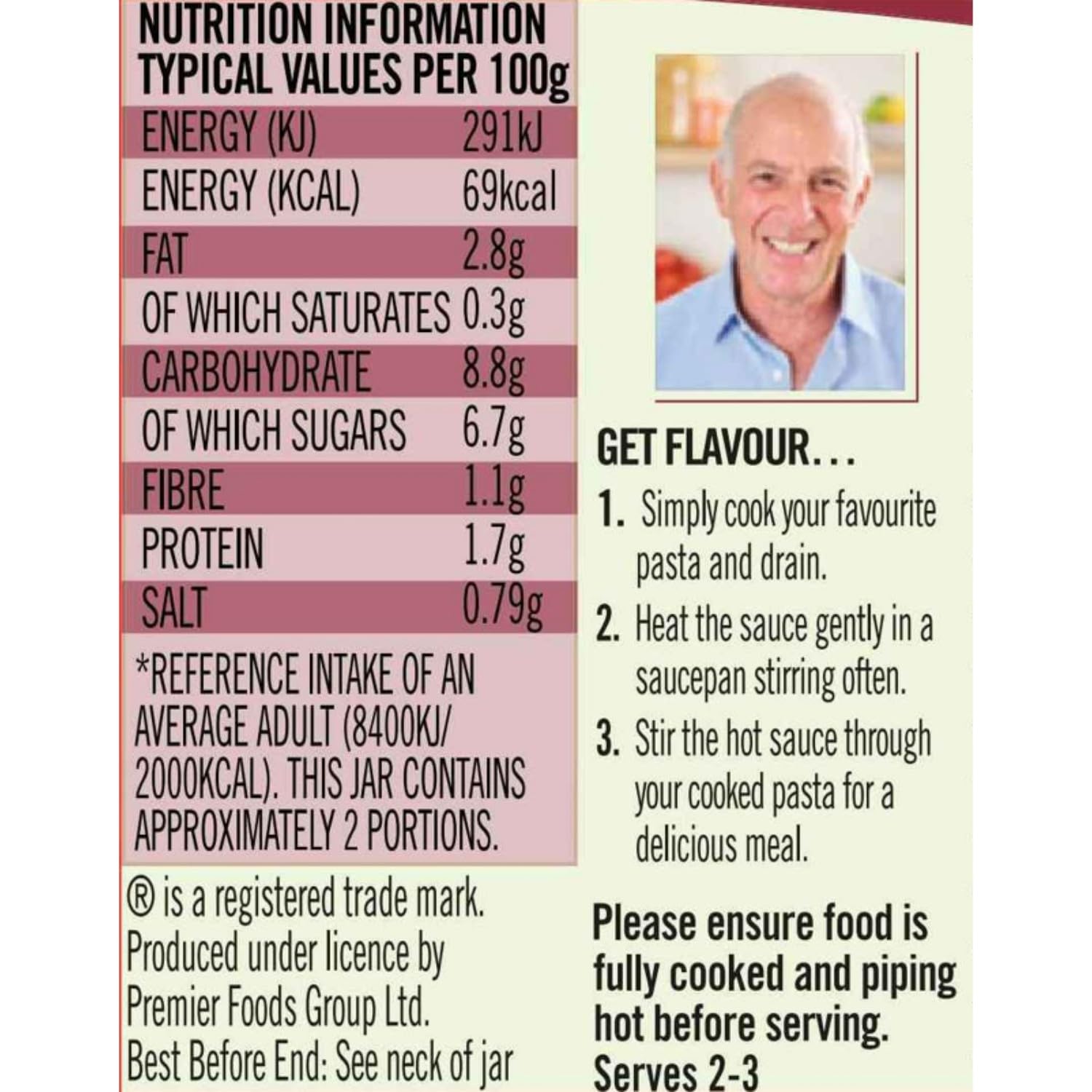 Loyd Grossman - Italian Tomato & Roasted Garlic Pasta Sauce 350g 6