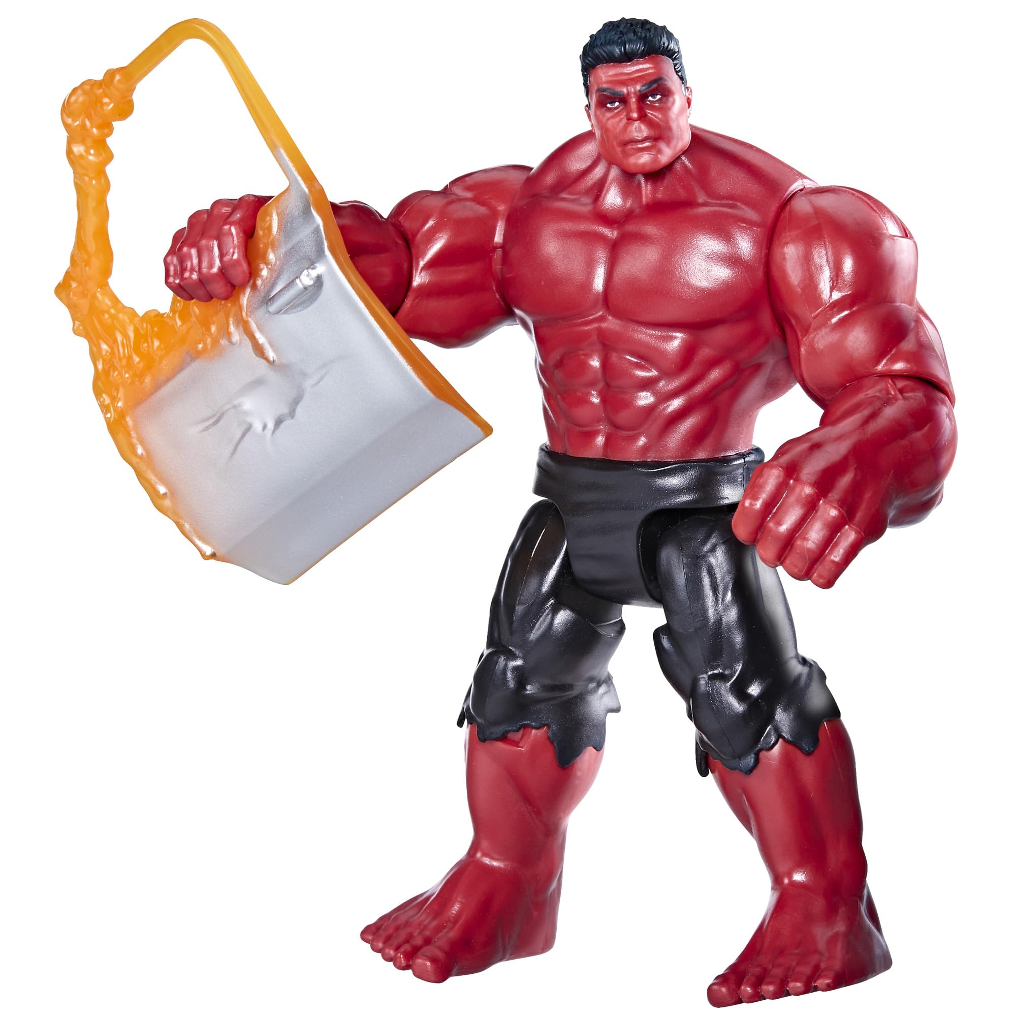 Marvel Avengers Epic Hero Series Red Hulk Action Figure - 10cm Scale, Ages 4+