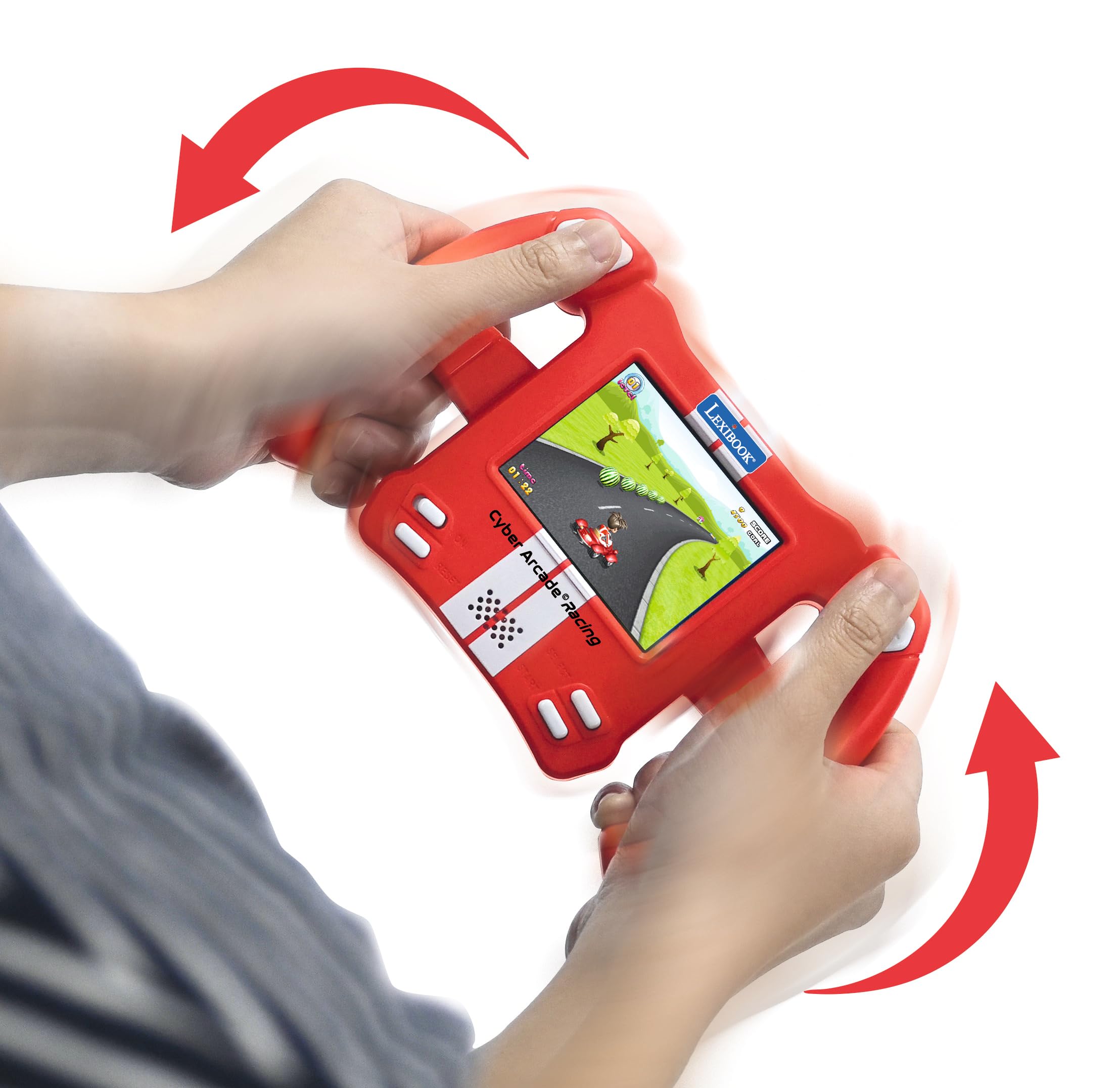 Lexibook JL3150 Cyber Arcade Motion Console - 30 Racing, Action & Puzzle Games - Red 4