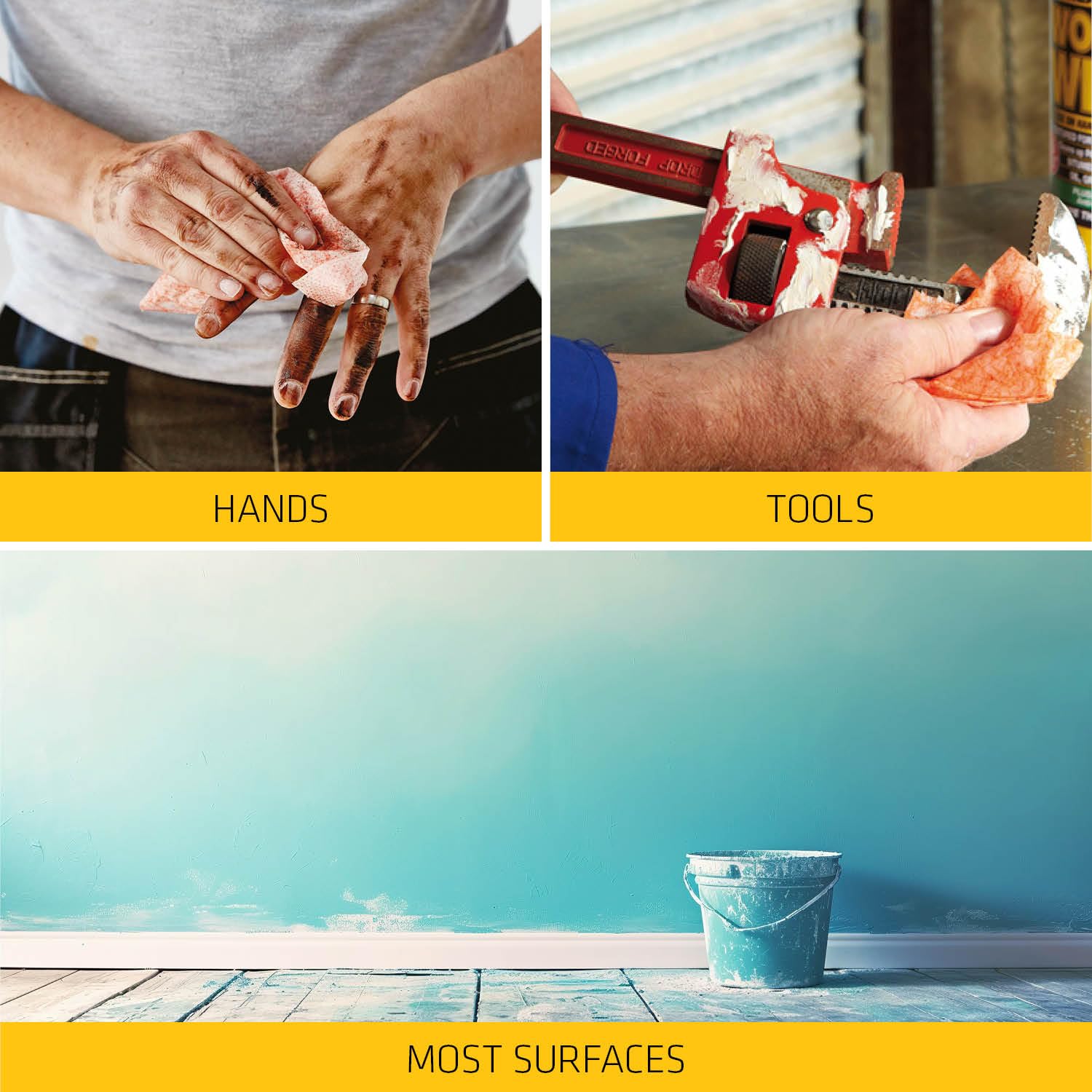 Sika – Everbuild Wonder Wipes Mehrzweck-Reinigungstücher für das Baugewerbe 7