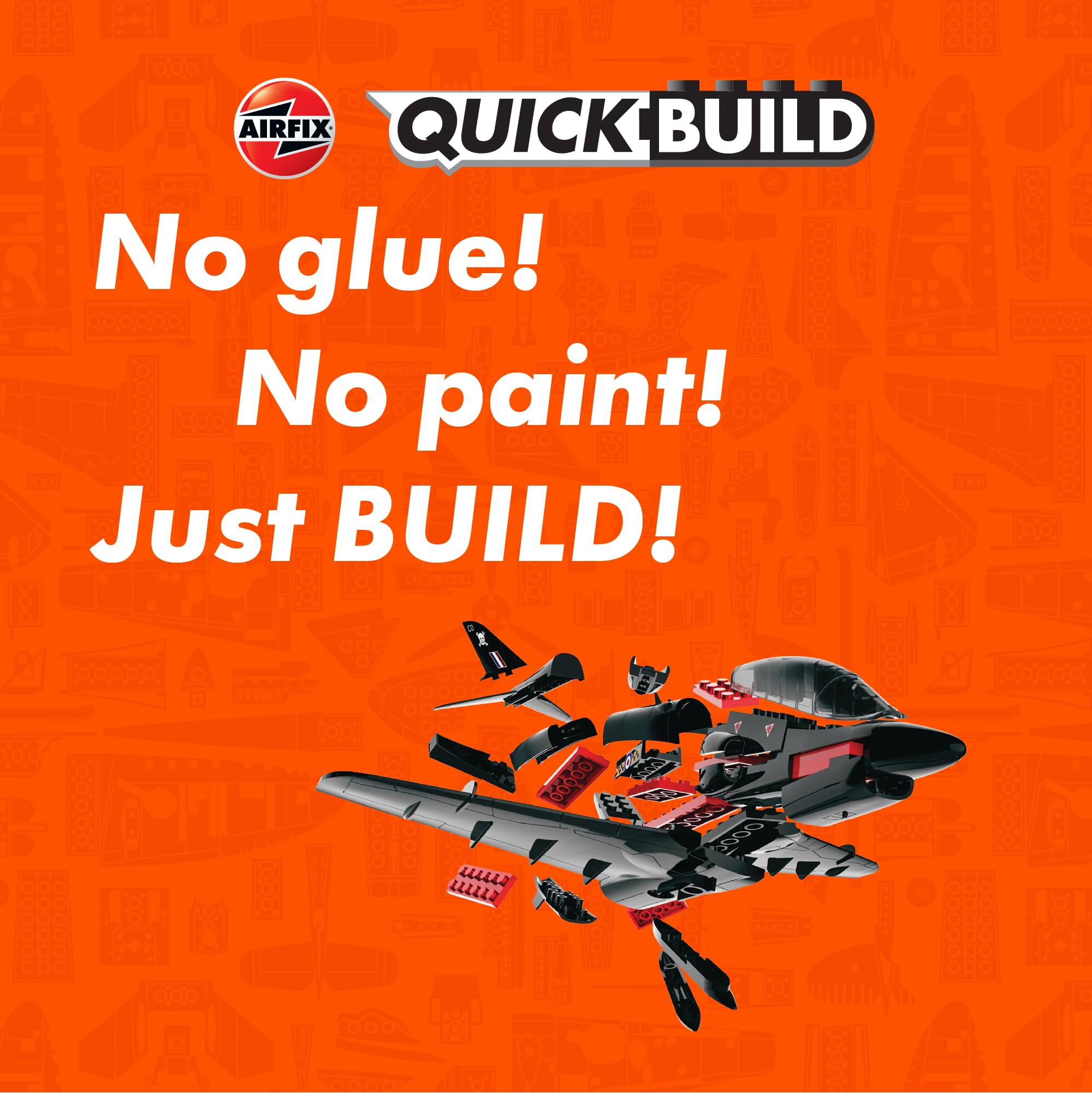 Airfix Quick Build BAE Hawk Modellbausatz – Zusammensteckbarer Kampfjet für Kinder ab 5 Jahren 3