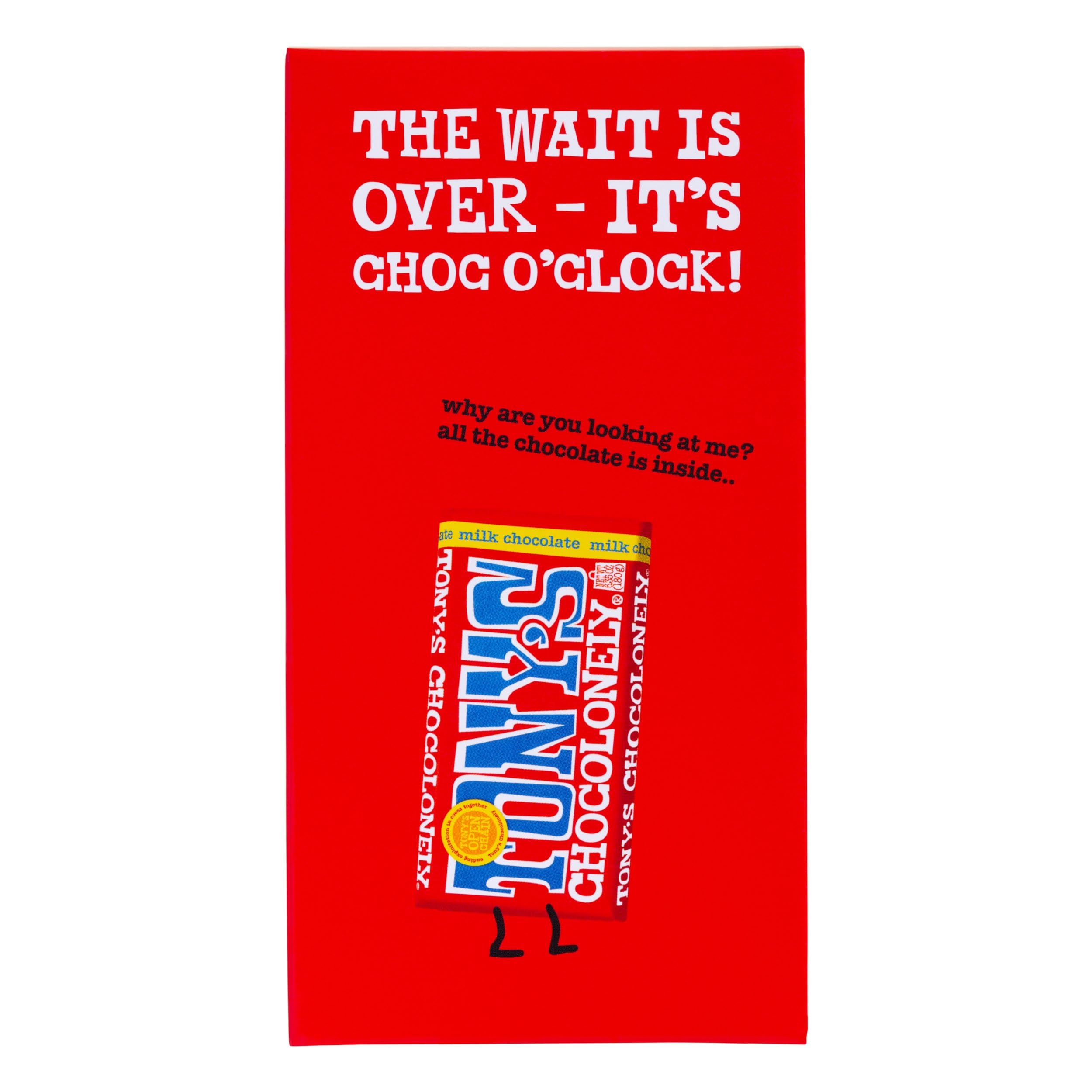 Tony's Chocolonely Milk Chocolate Caramel Sea Salt - Gift Box of 4 Bars 4