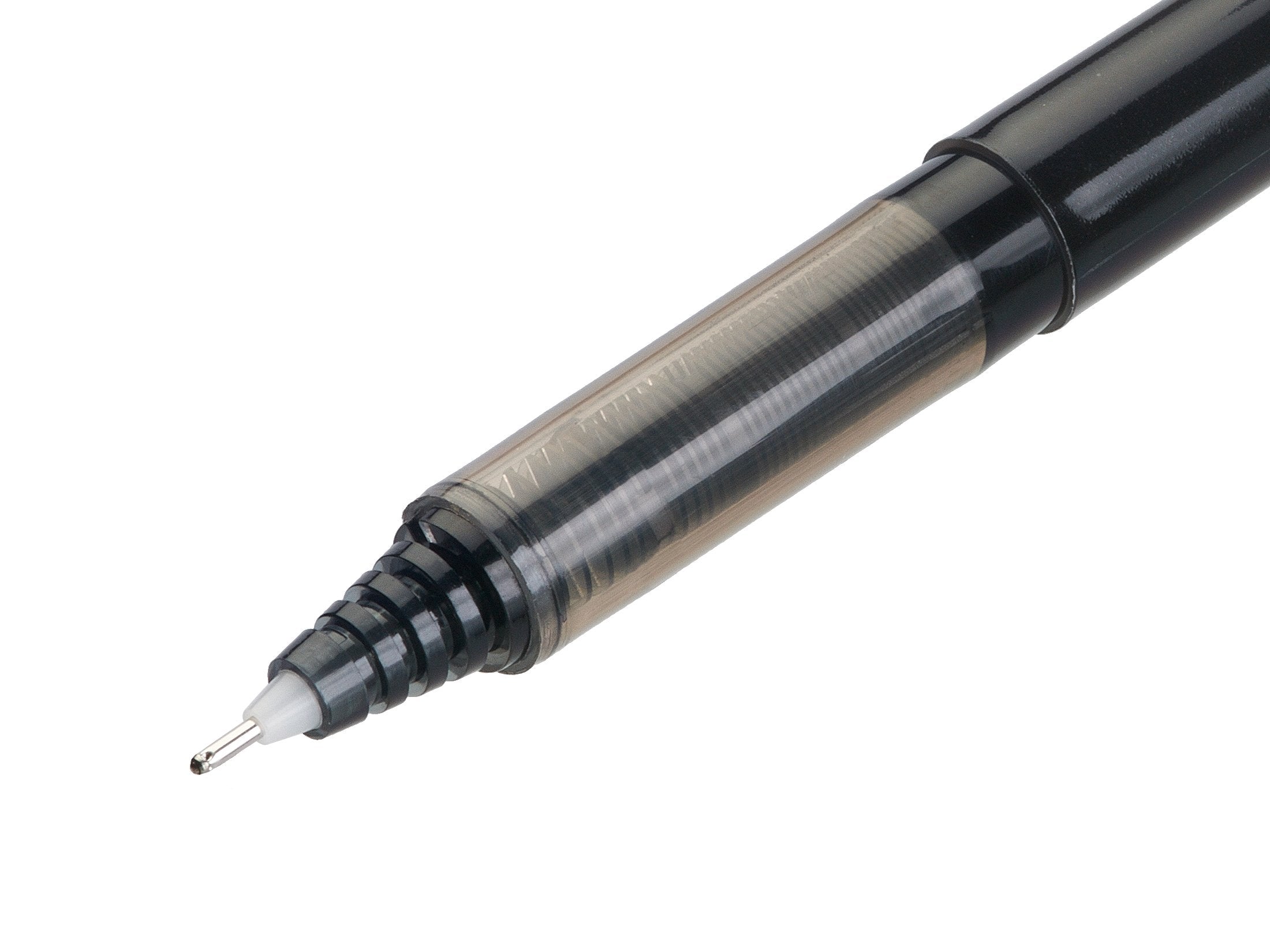 PILOT V7 Liquid Ink Rollerball Pen - 0.7mm Tip, Black Ink | Pack of 4 3
