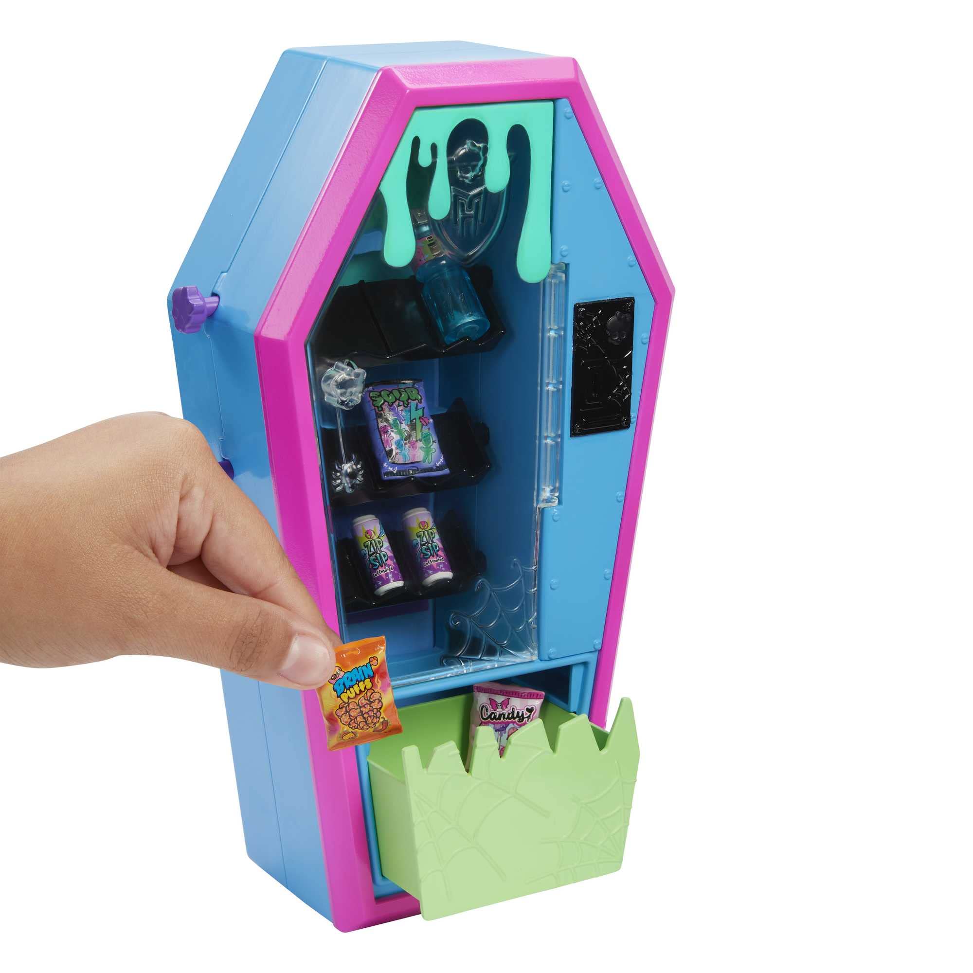 Monster High Student Lounge Playset with Doll House Furniture and Themed Accessories 11